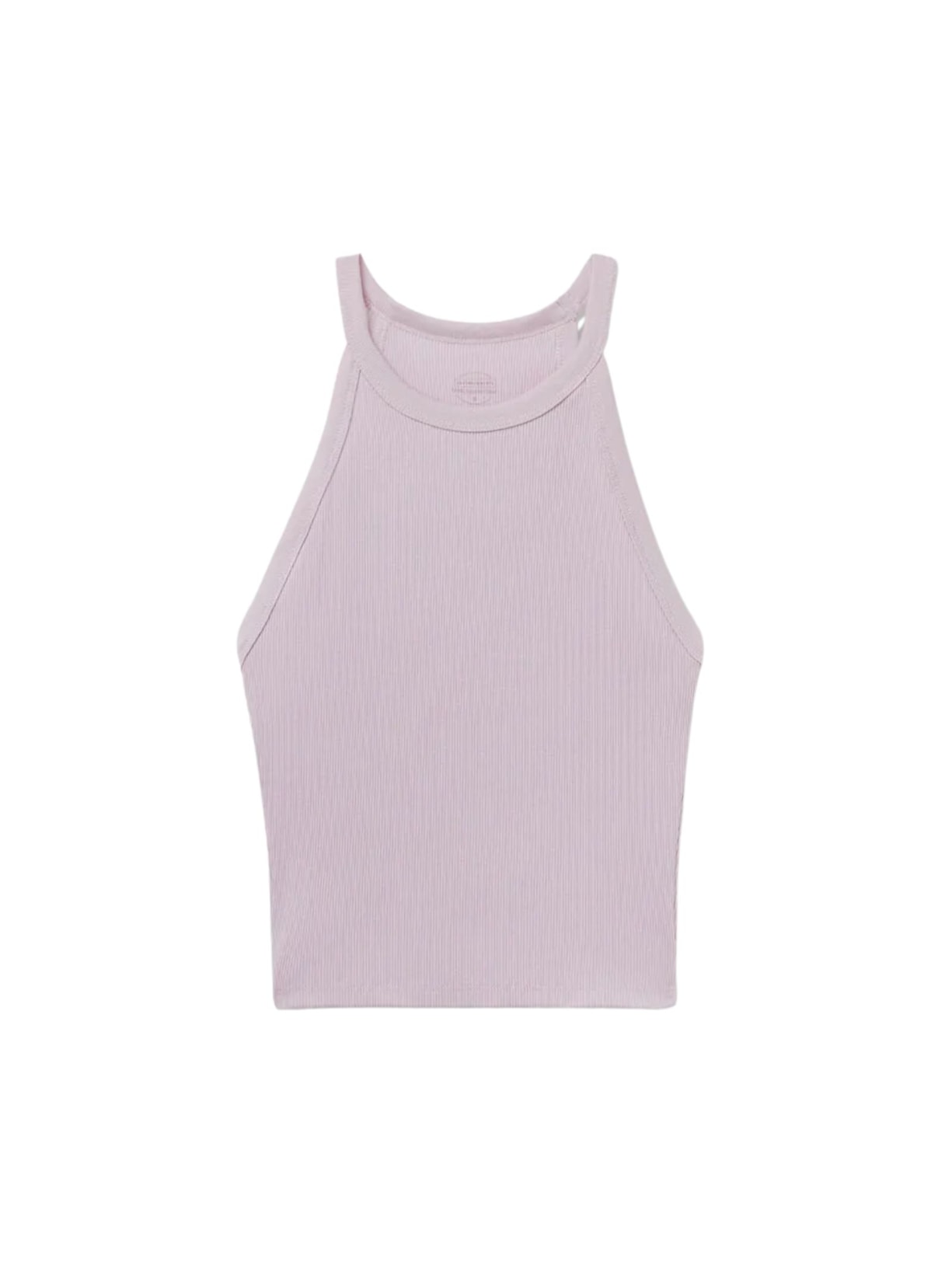 Regata Cropped Canelada Em Algodão Supima Roxo Intimissimi