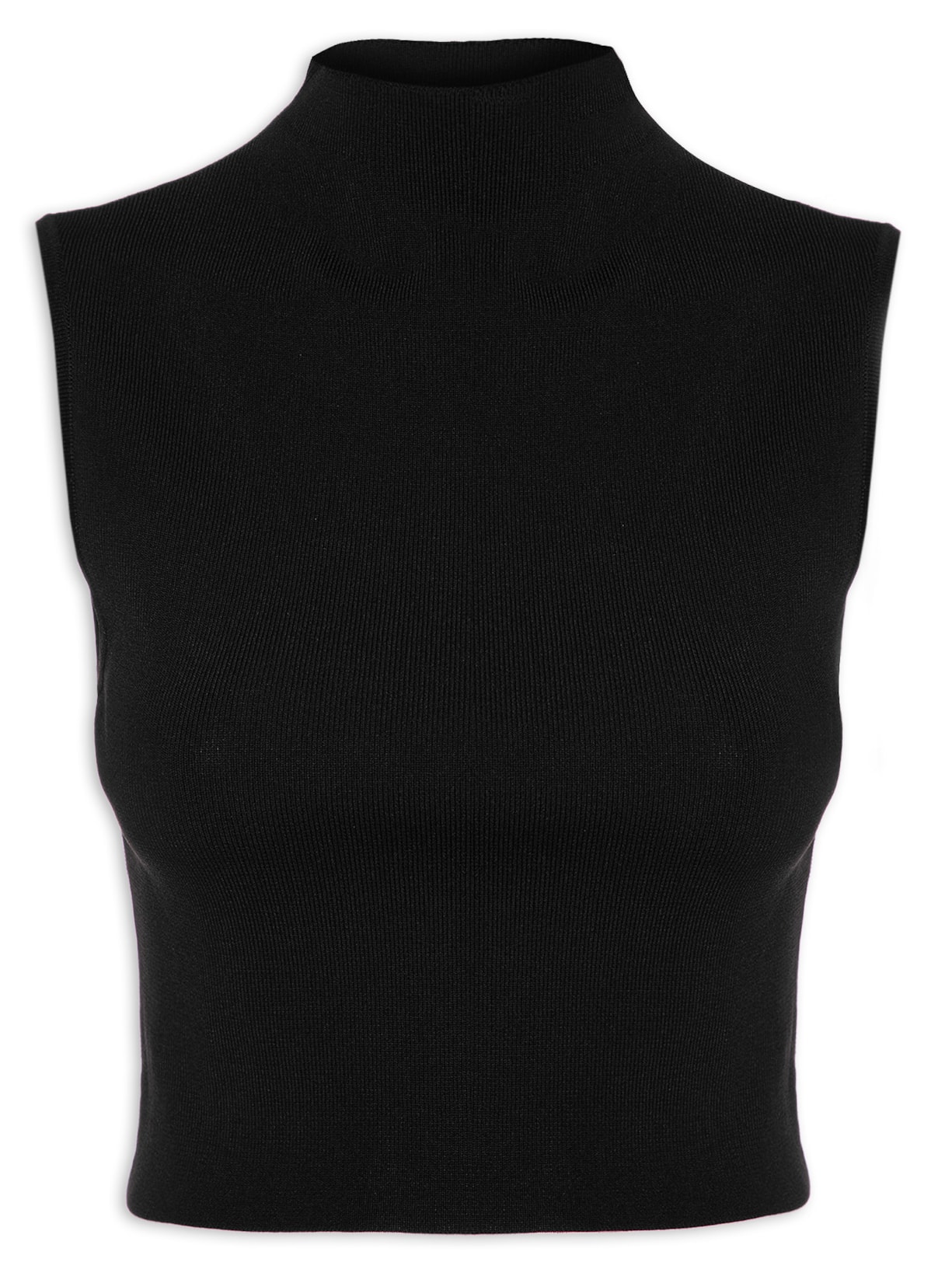 Regata Cropped Tricot Basic - Animale - Preto