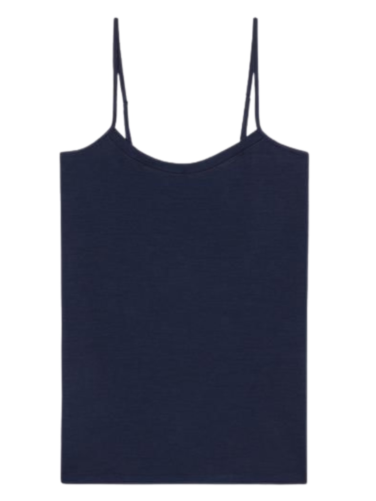 Regata De Alças Finas Wool & Cotton - Azul