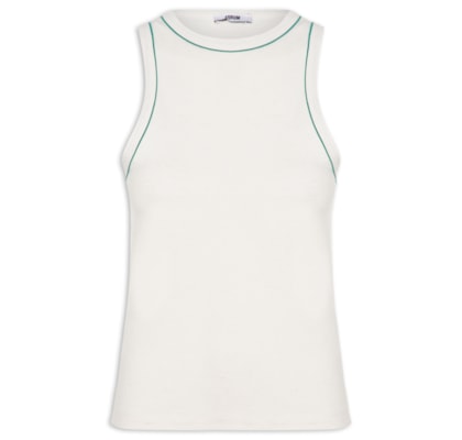 Regata de Linho Feminina - Branco