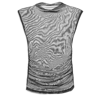 Regata De Tule De Franzidos - Preto