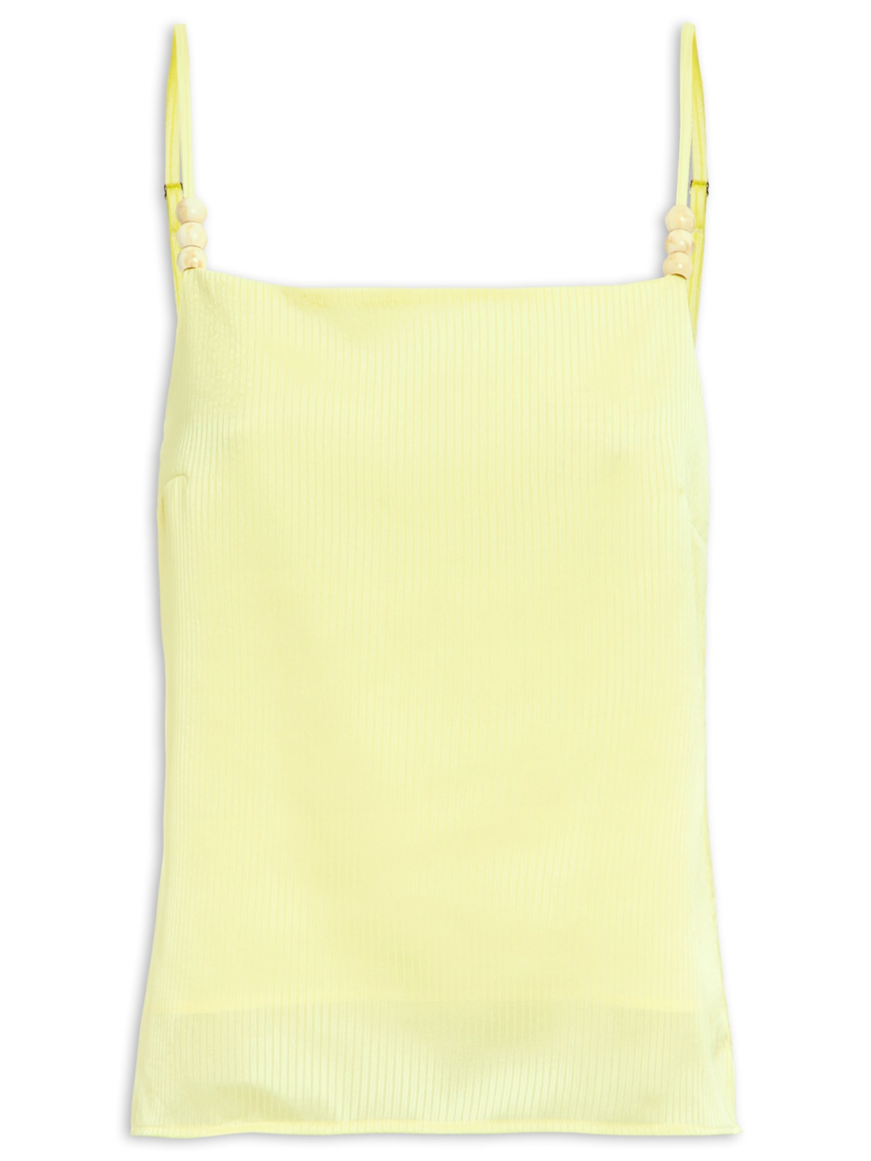 Regata Decote Reto - Amarelo