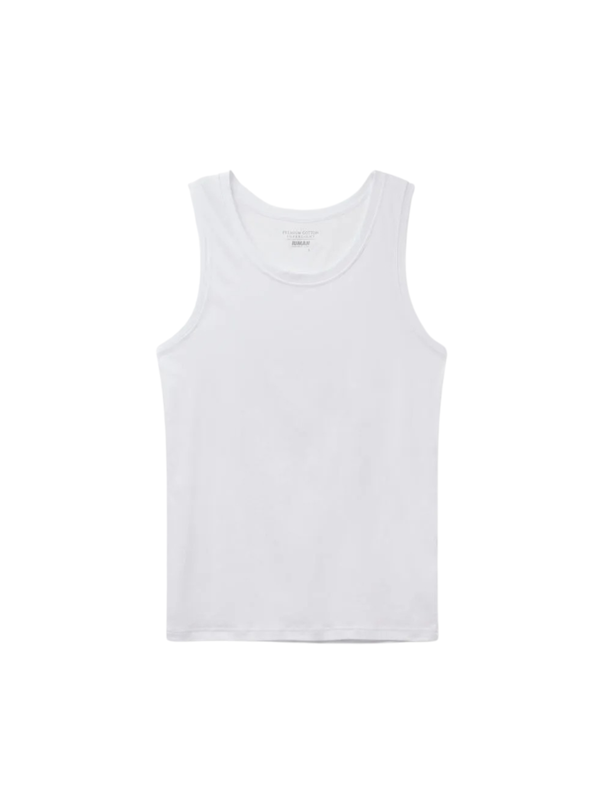 Regata Em Algodão Premium - Branco