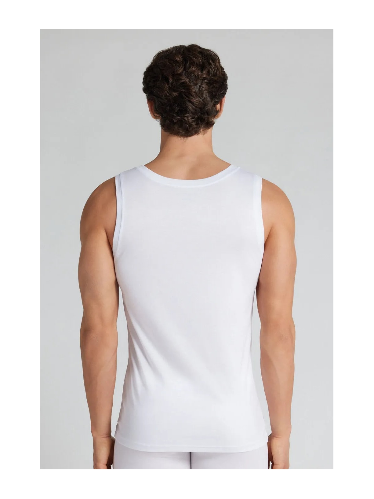 Regata Em Algodão Premium Branco Intimissimi