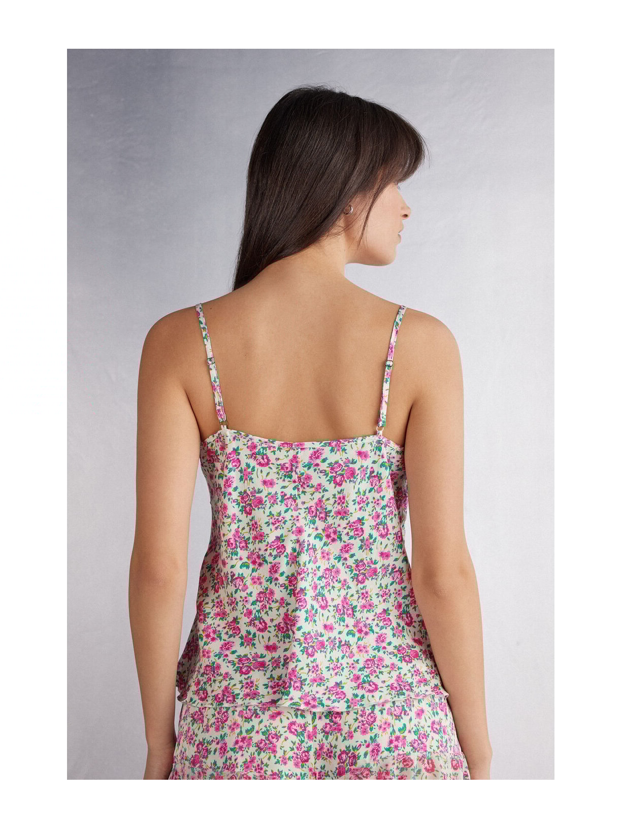 Regata Em Cetim Life Is a Flower Rosa Intimissimi