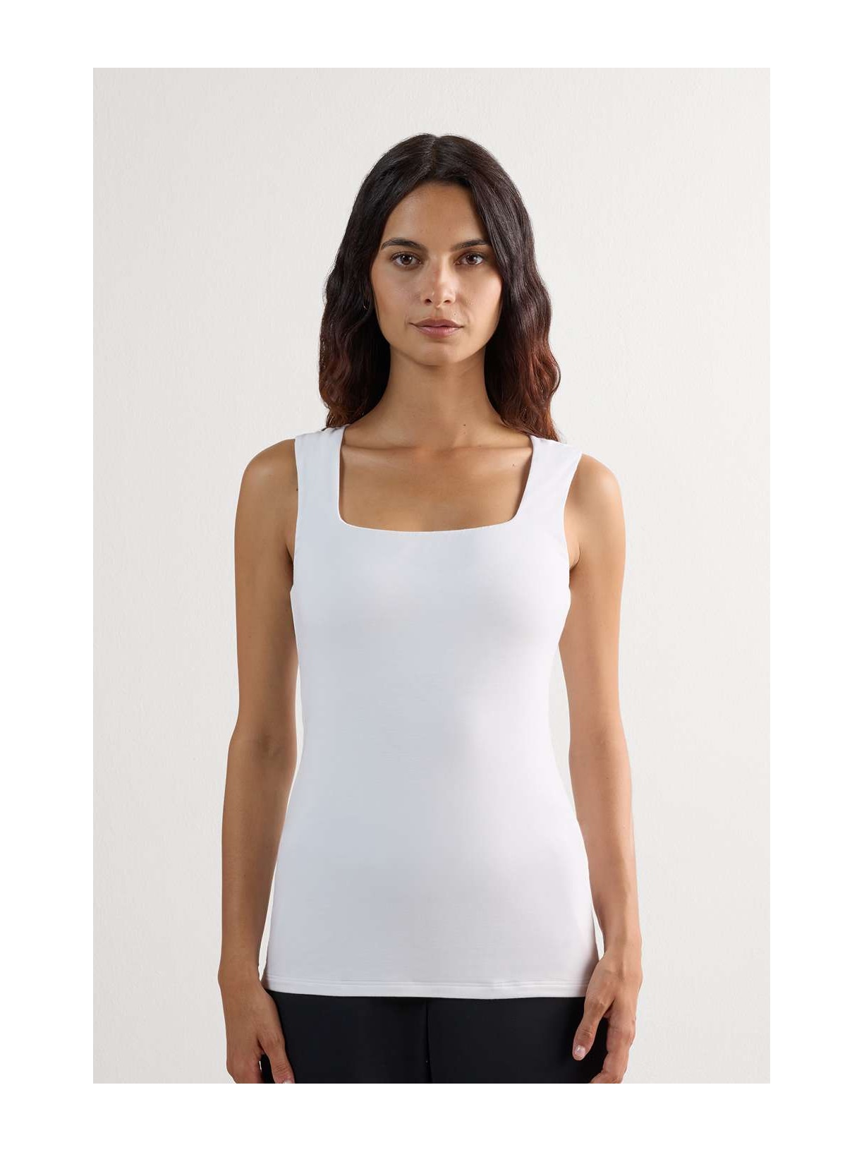 Regata Em Fresh Bamboo Branco Intimissimi