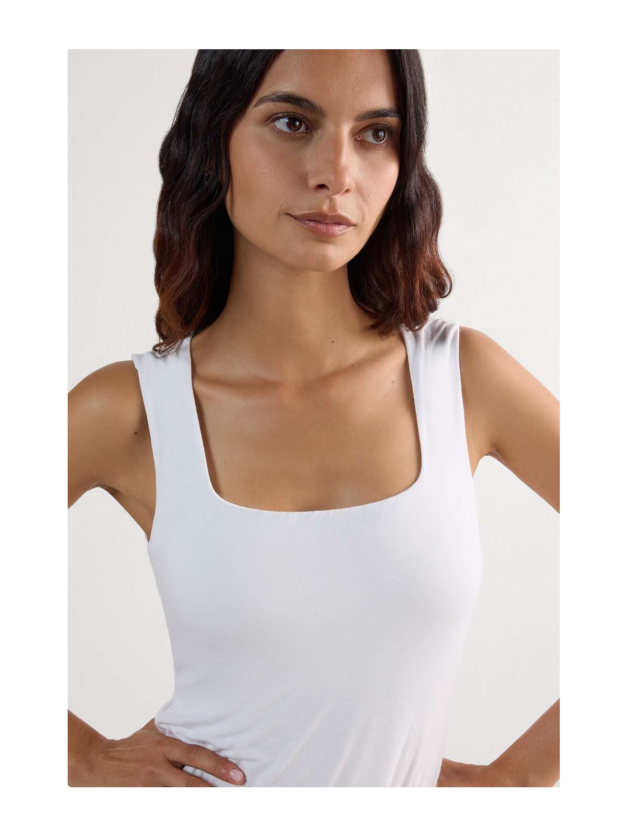 Regata Em Fresh Bamboo Branco Intimissimi