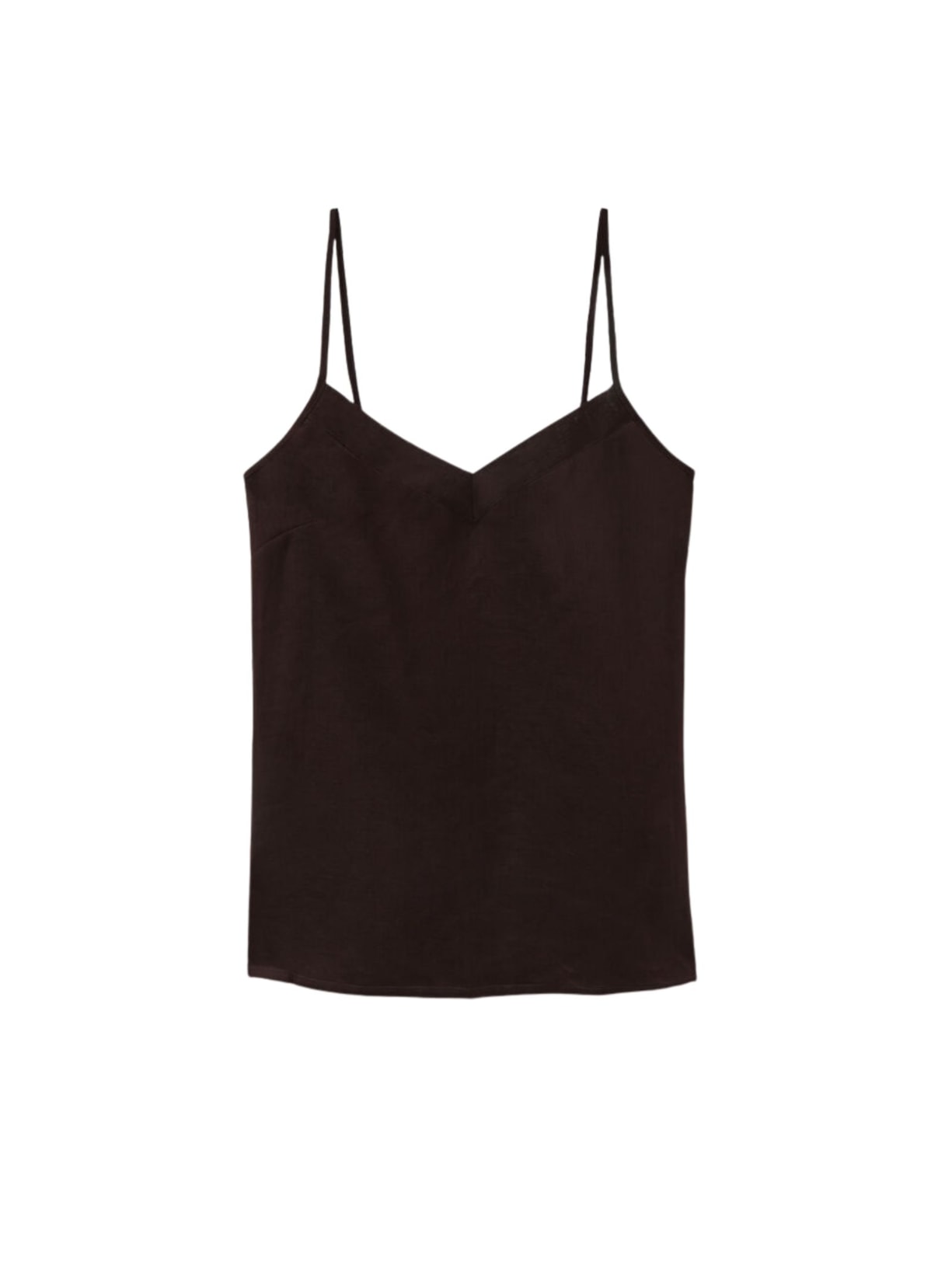 Regata Em Linho Marrom Intimissimi