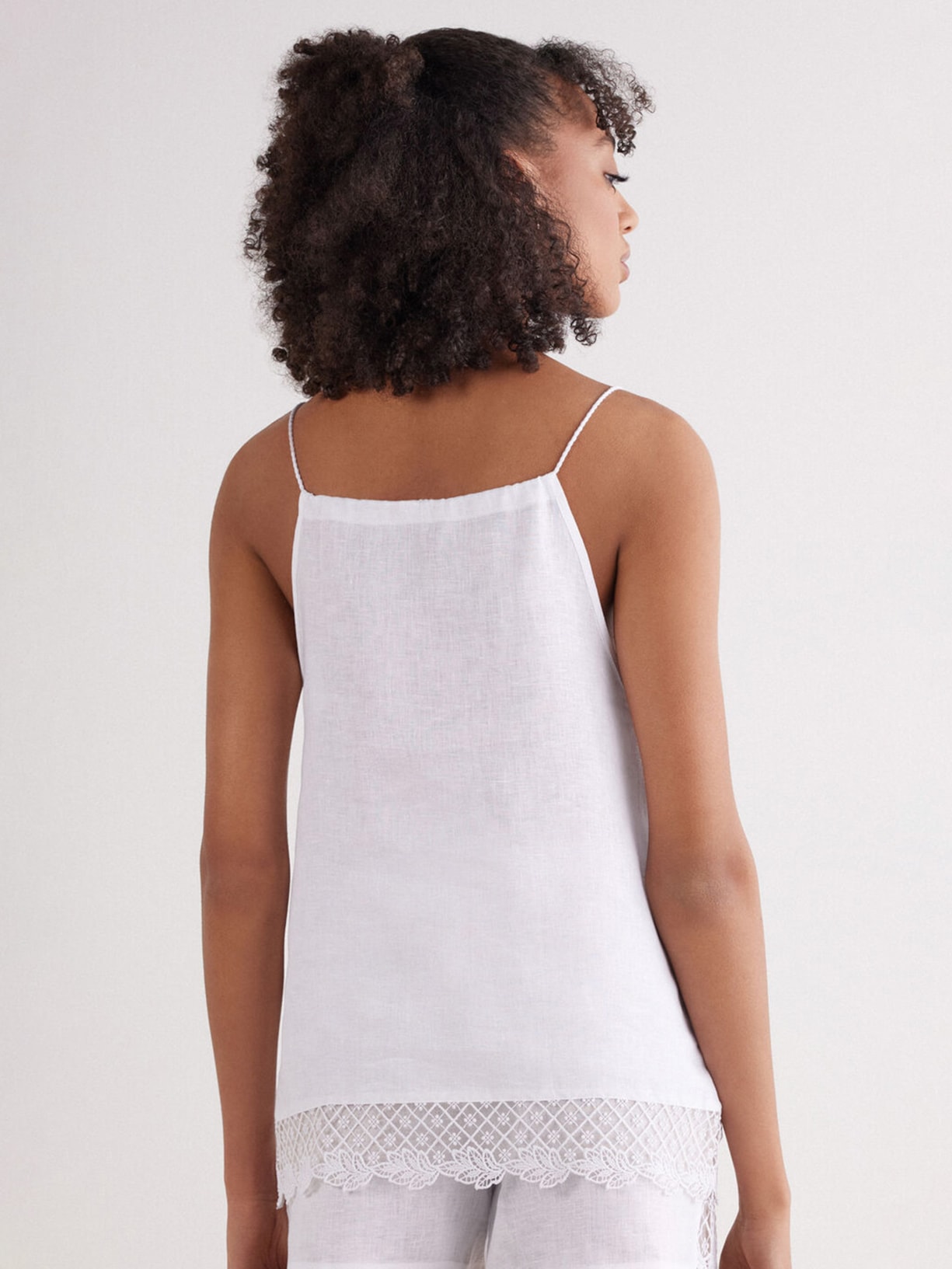 Regata Em Linho Sophisticated Allure Branco Calzedonia