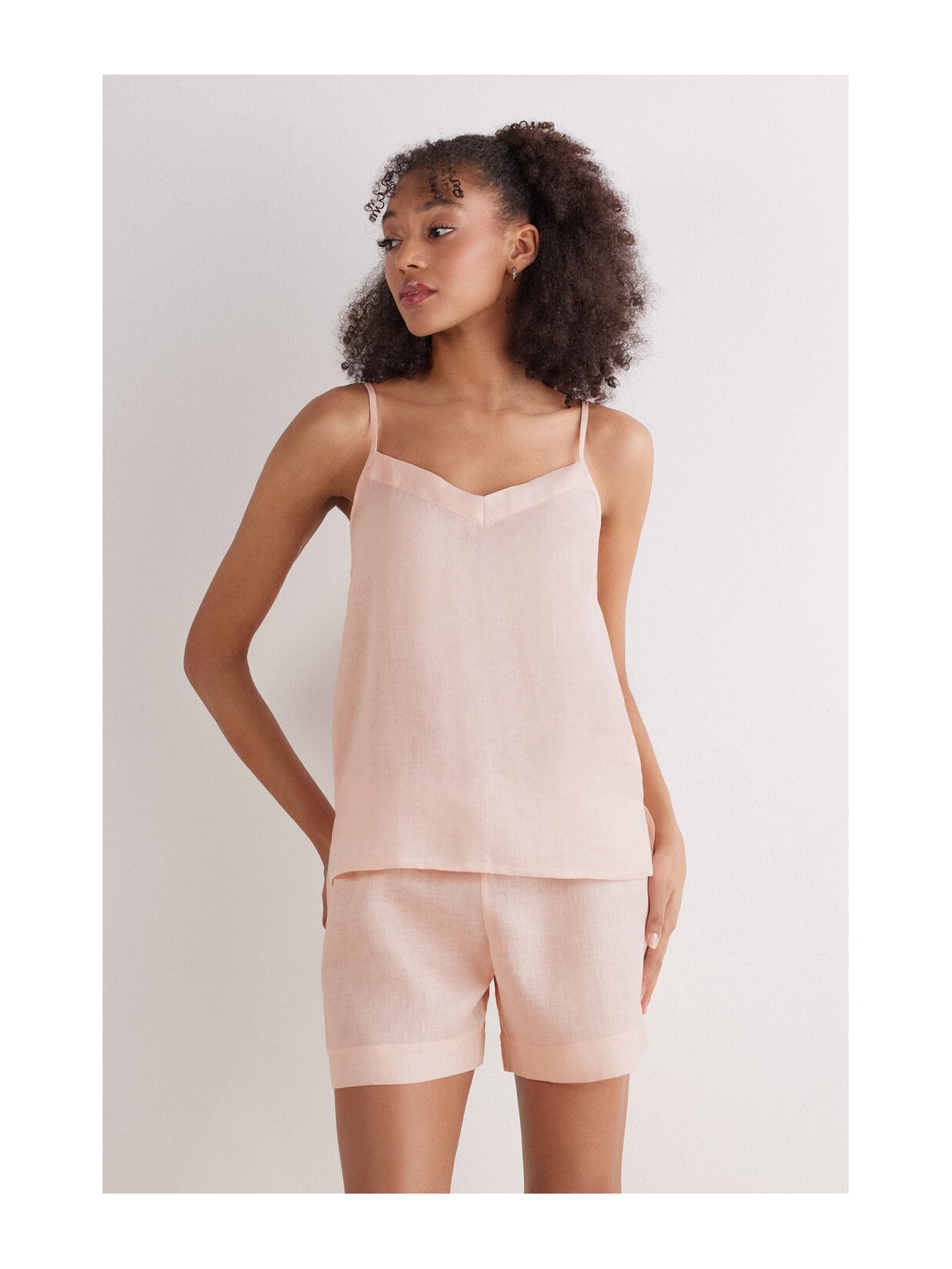 Regata Em Linho The Pure Linen Rosa Intimissimi