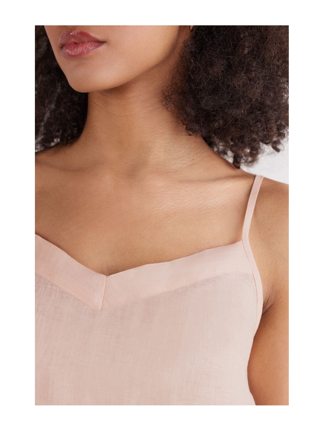 Regata Em Linho The Pure Linen Rosa Intimissimi
