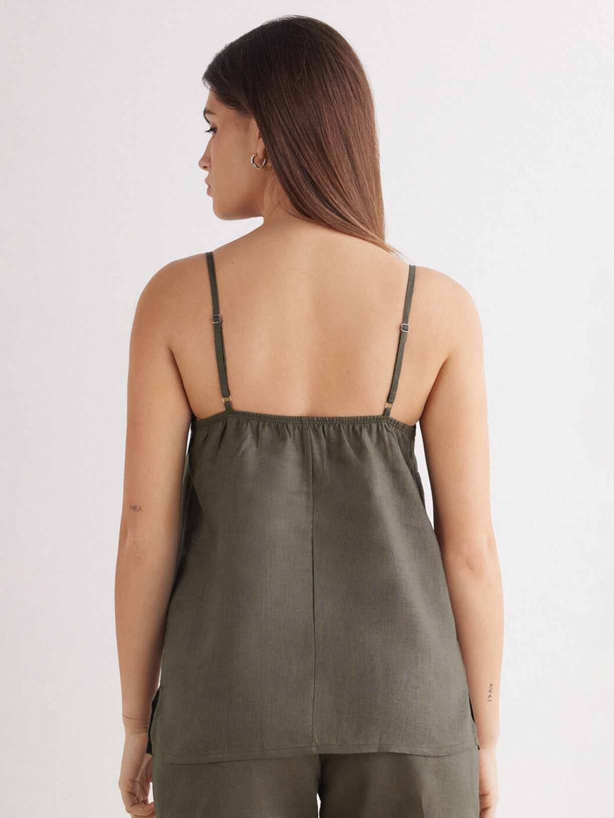 Regata Em Linho The Pure Linen Verde Intimissimi