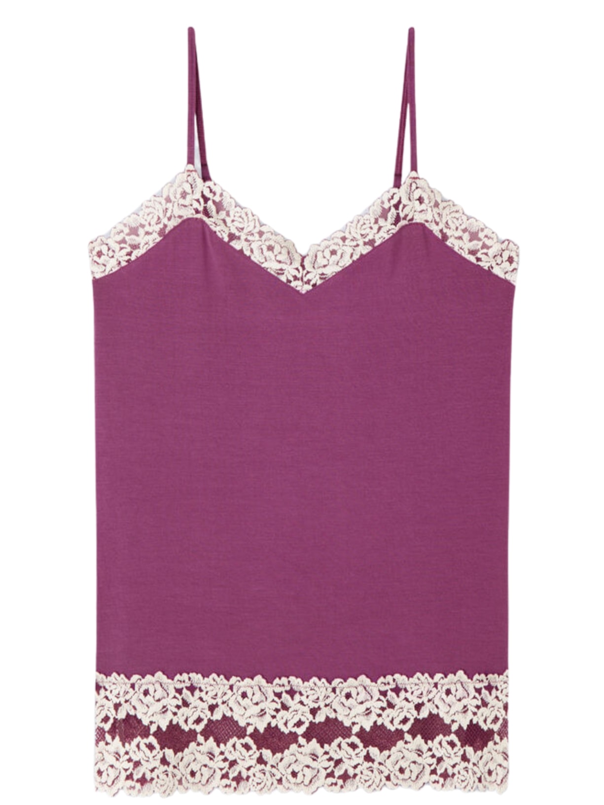 Regata Em Modal Pretty Flowers Roxo Intimissimi