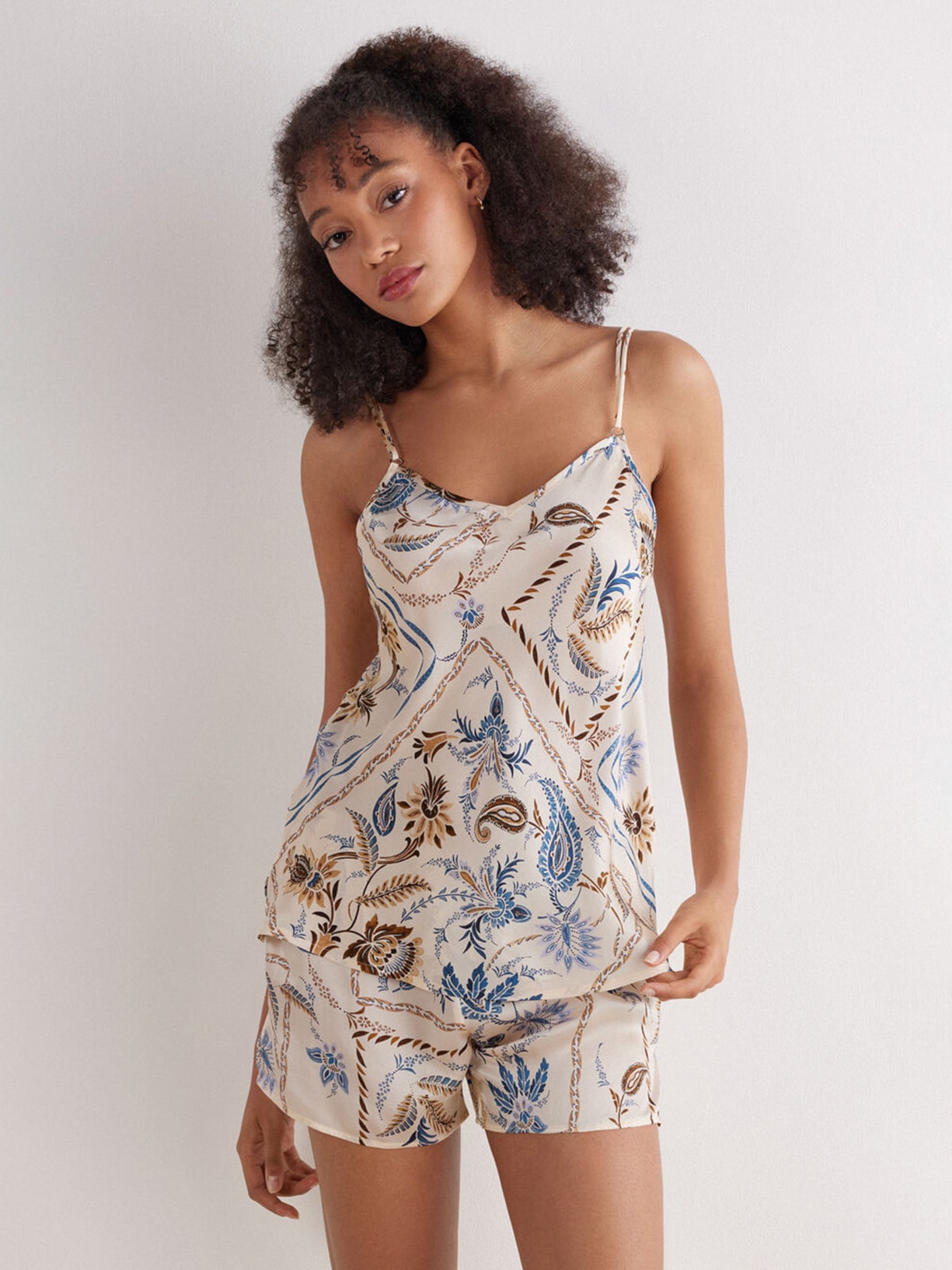 Regata Em Seda Italian Riviera Bege Intimissimi