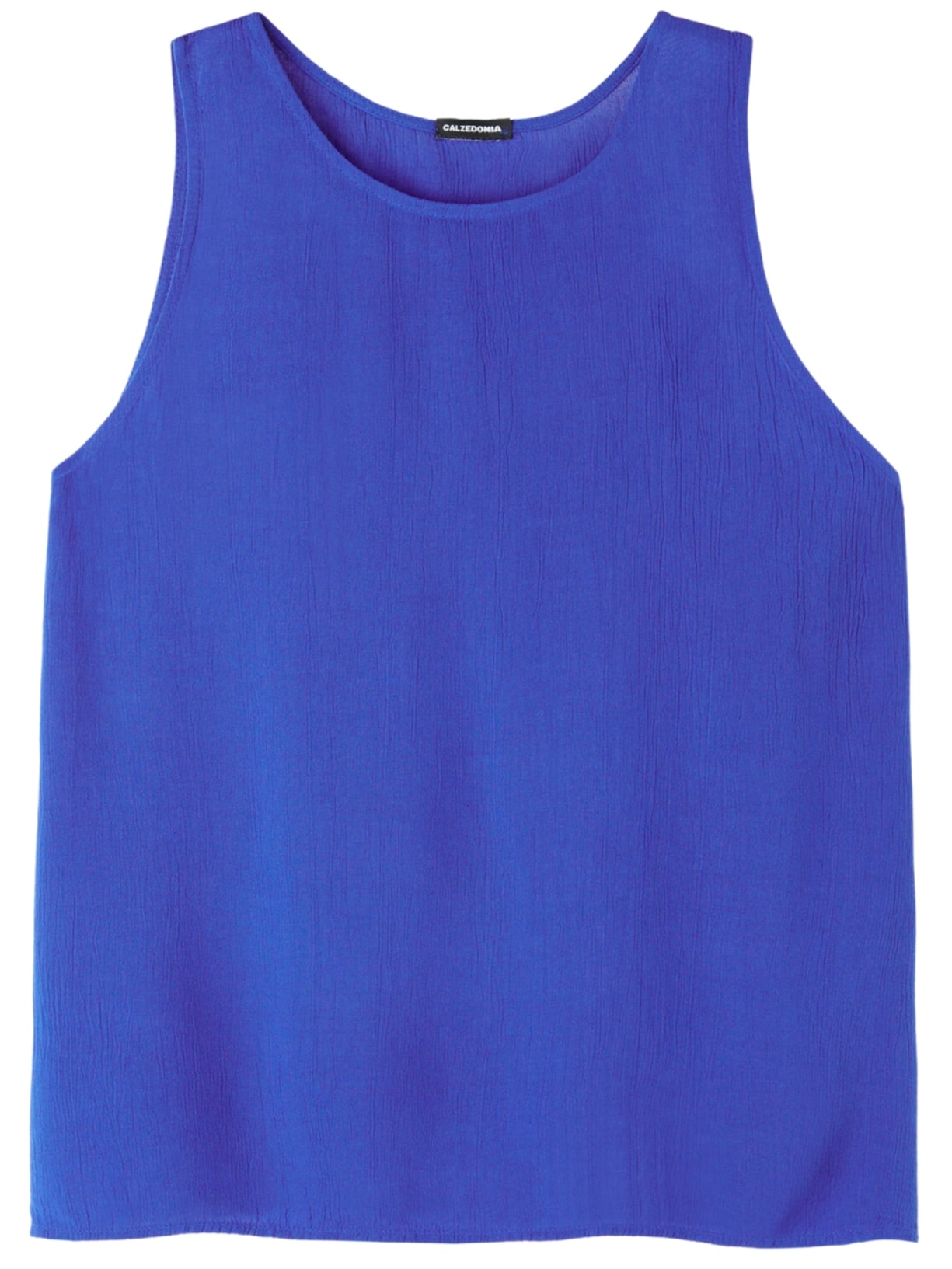 Regata Em Viscose - Azul