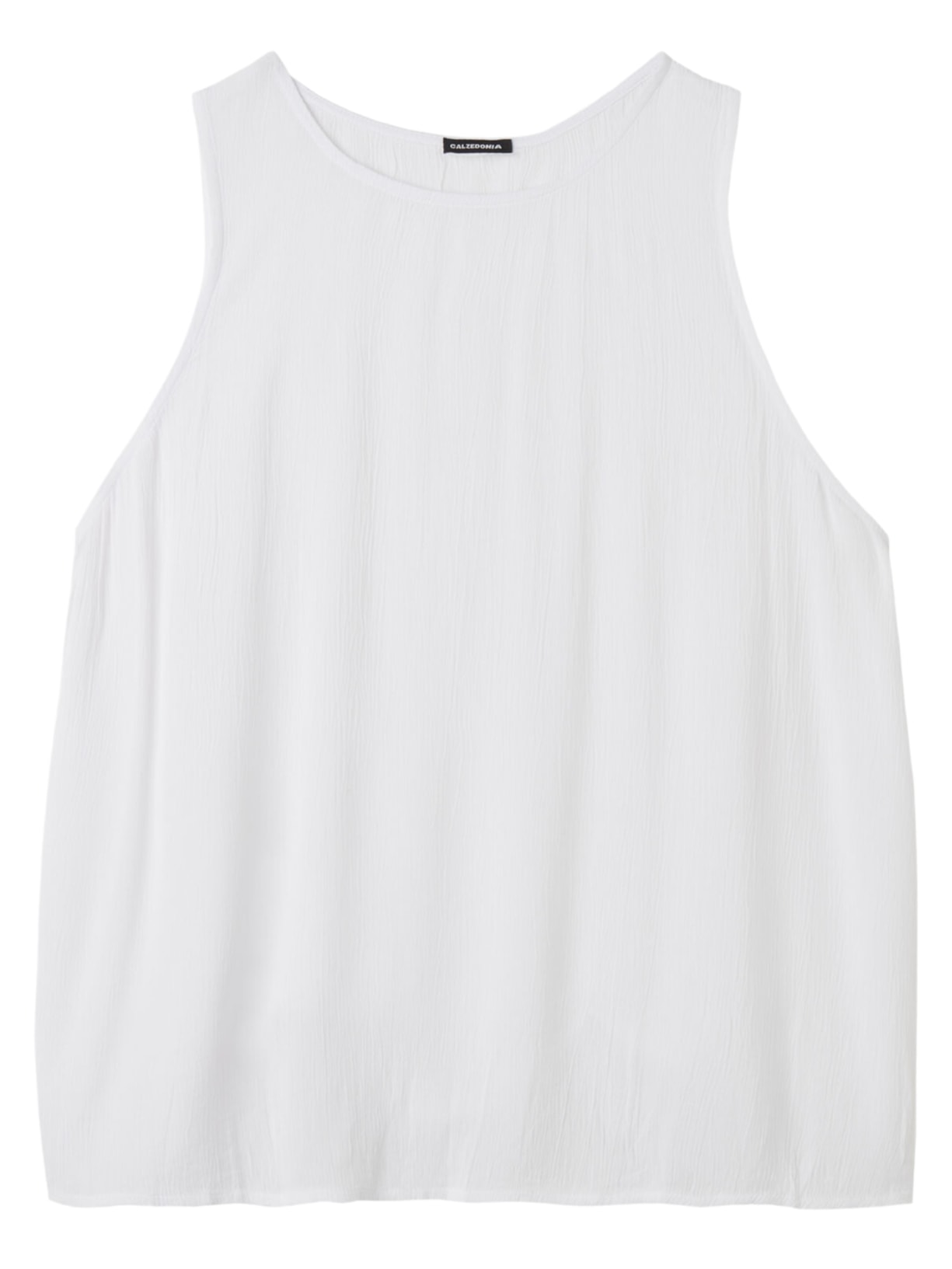 Regata Em Viscose - Branco