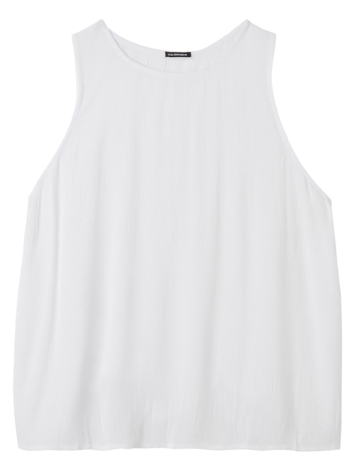 Regata Em Viscose - Branco
