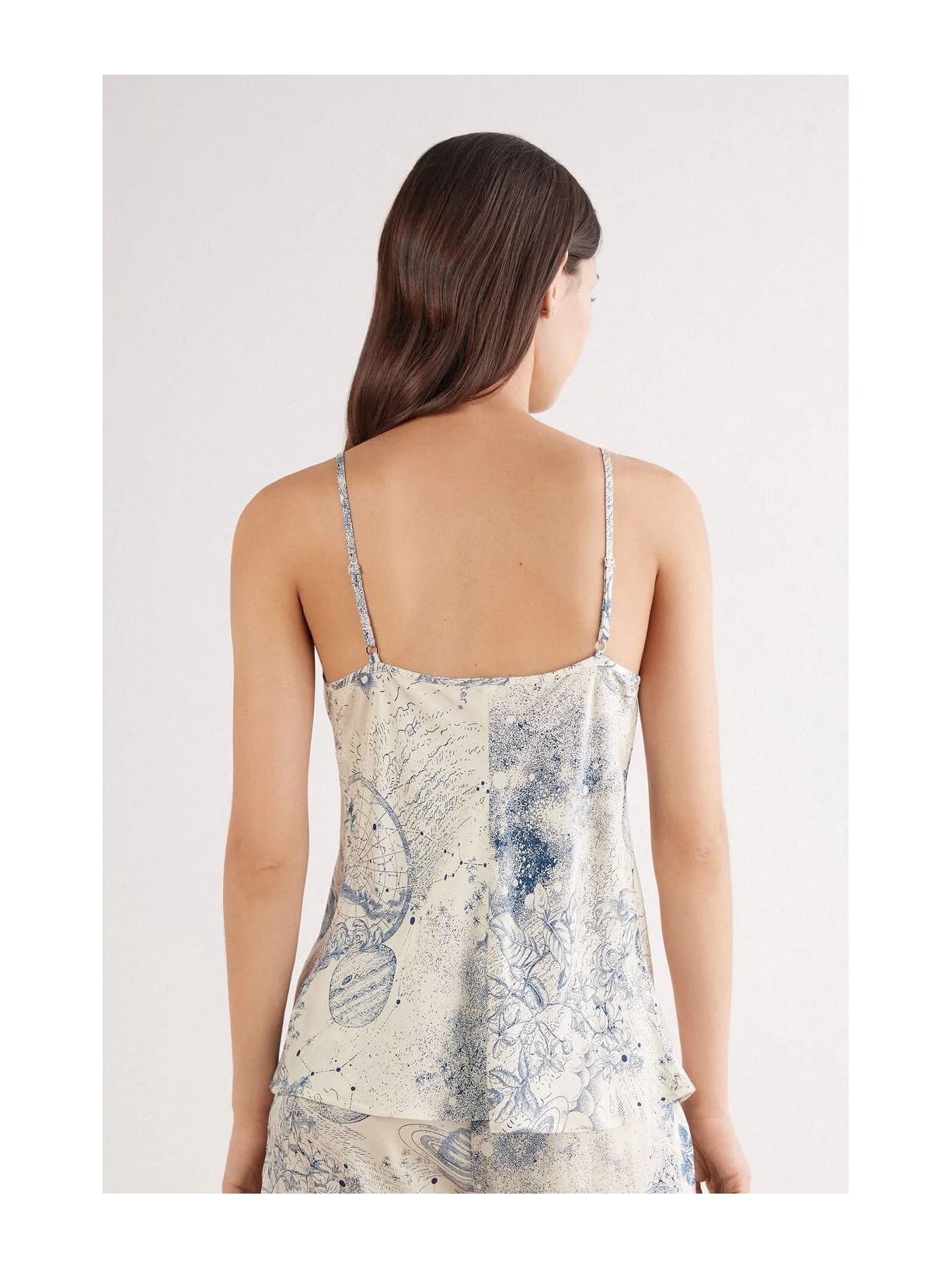 Regata Em Viscose Luxury Dreams Azul Intimissimi