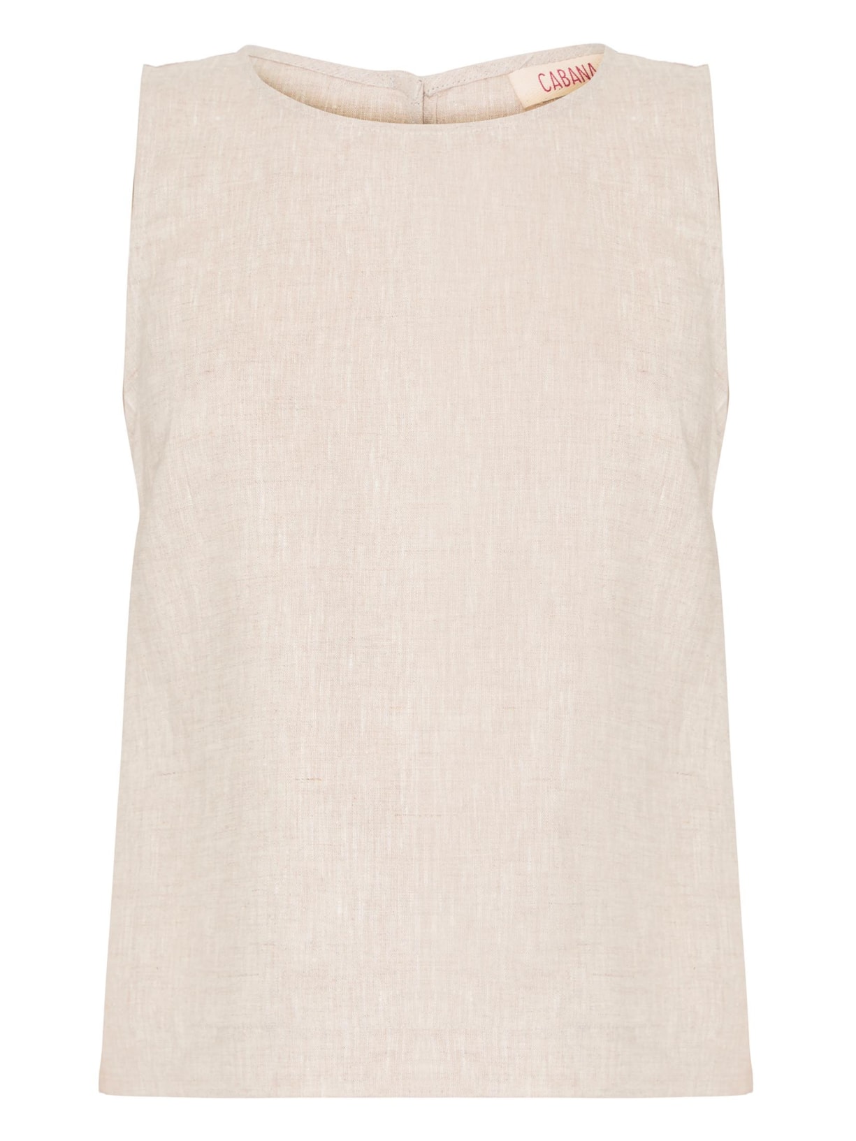 Regata Evasê Linho Natural