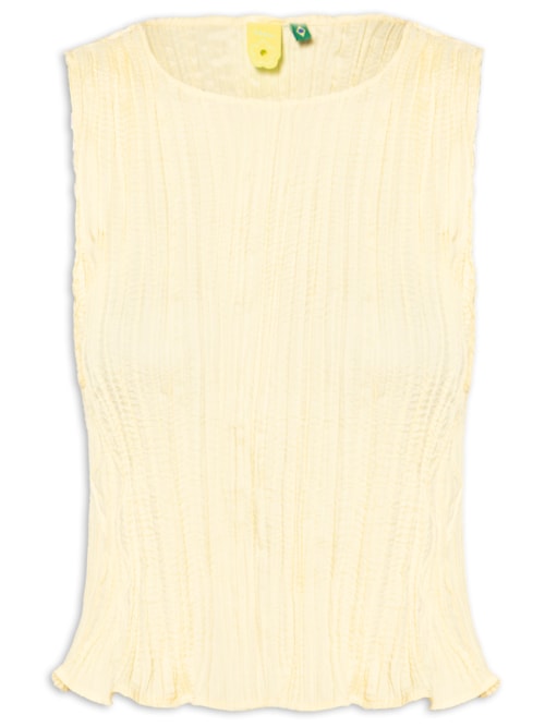 Regata Feminina 3D - Amarelo