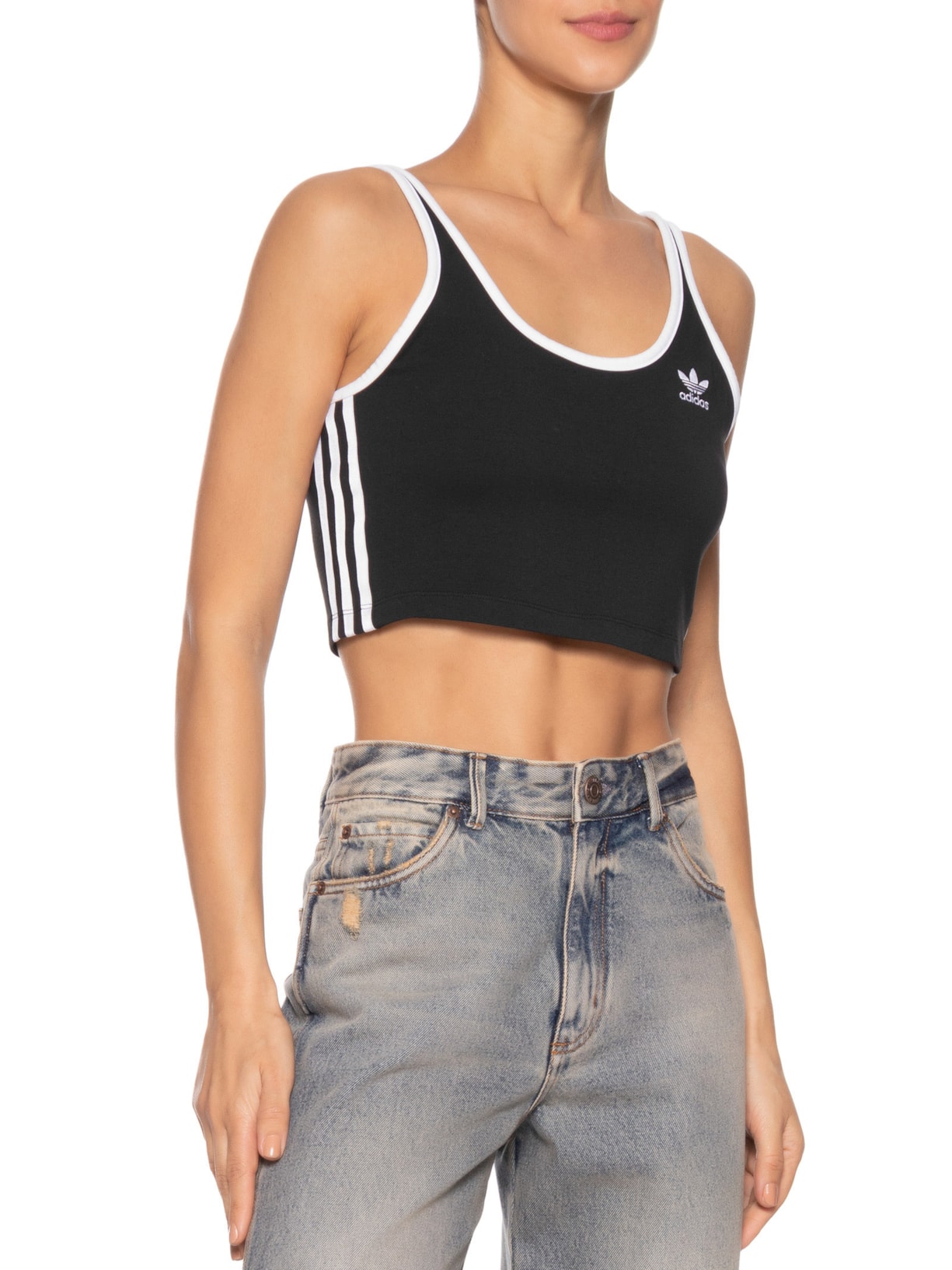 Regata Feminina 3s Bra Top Preto Adidas Originals
