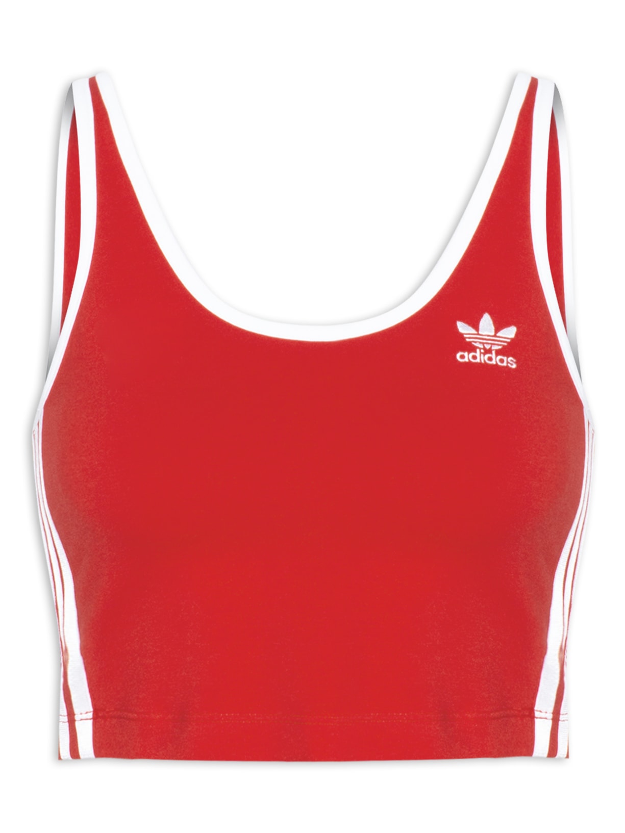 Regata Feminina 3s Bra Top Vermelho Adidas Originals