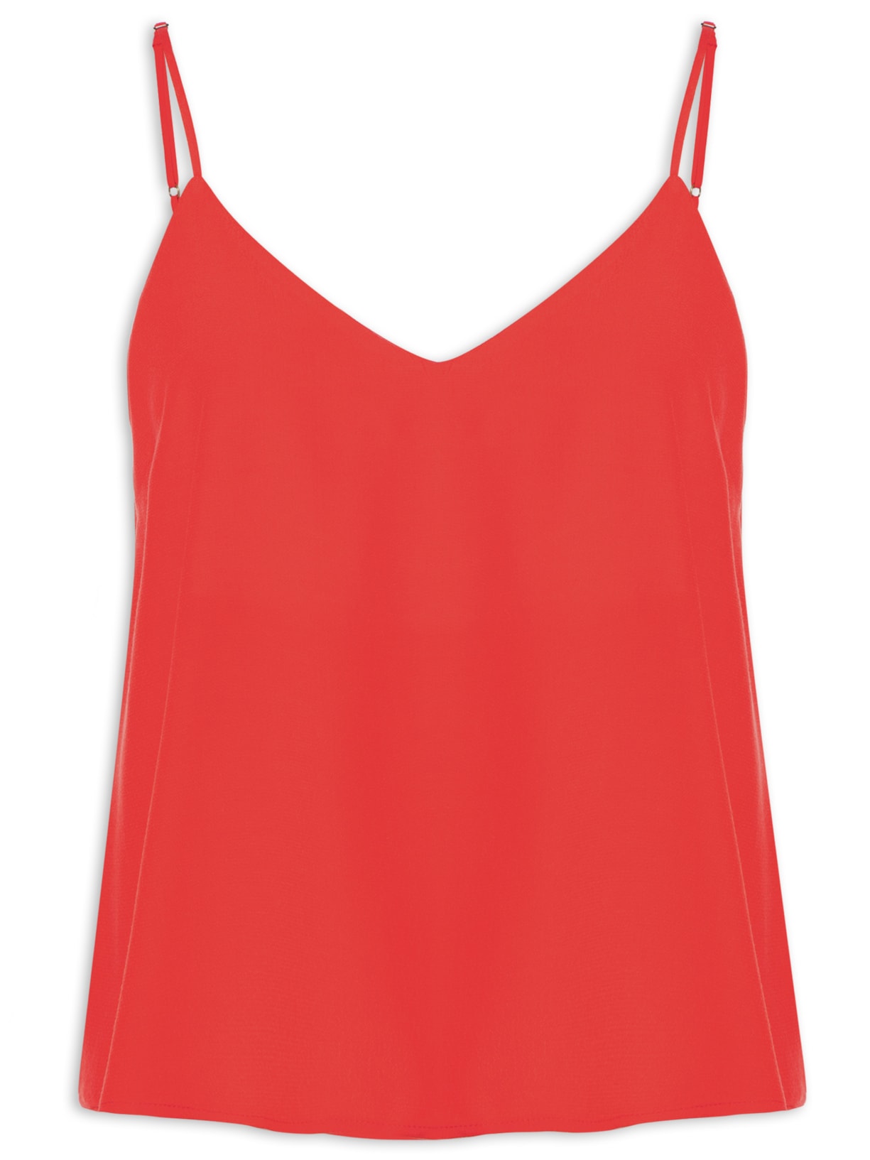 Regata Feminina Alça Fina - Vermelho
