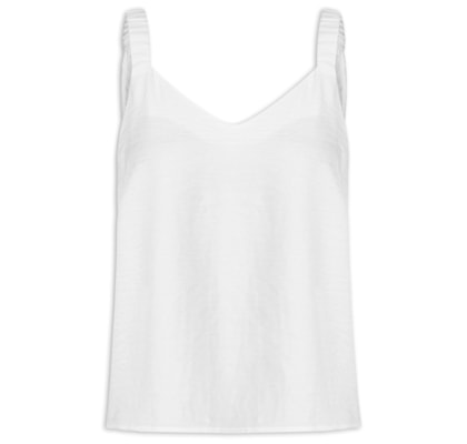 Regata Feminina Alcinha - Branco