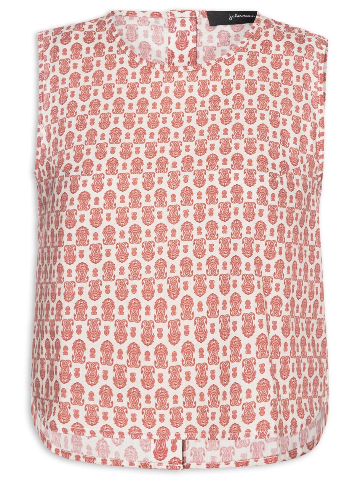 Regata Feminina Algodão Paisley - Rosa