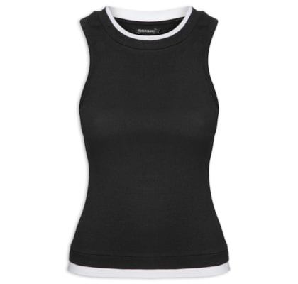 Regata Feminina Alice - Preto
