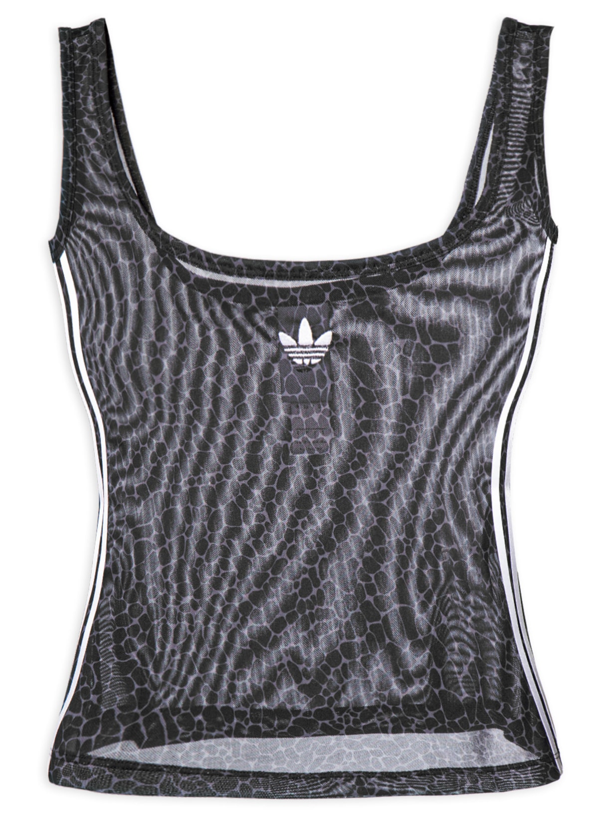 Regata Feminina Allover Print Tnk Preto Adidas Originals