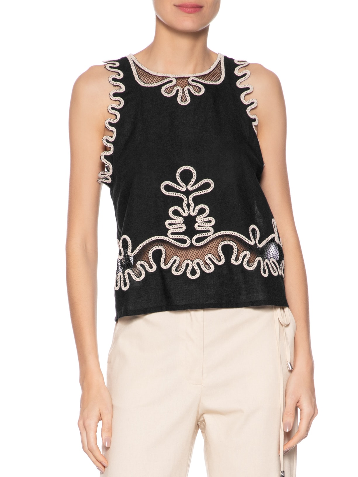 Regata Feminina Amala Preto Le Lis