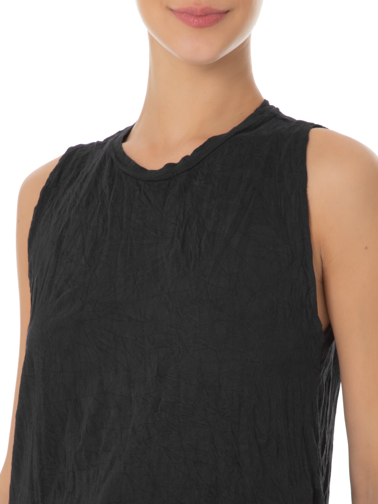 Regata Feminina Amassada Preto Osklen