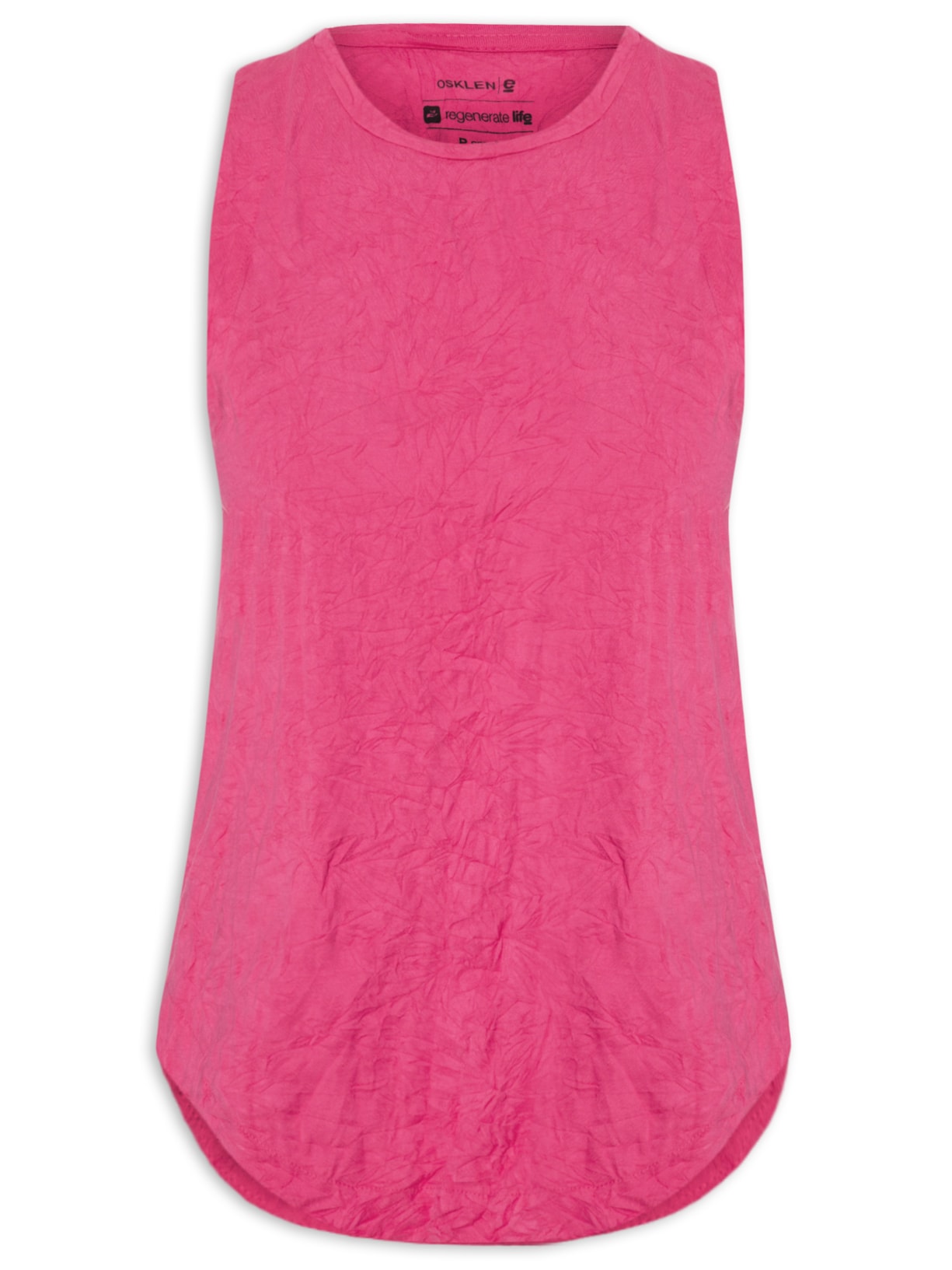 Regata Feminina Amassada - Rosa