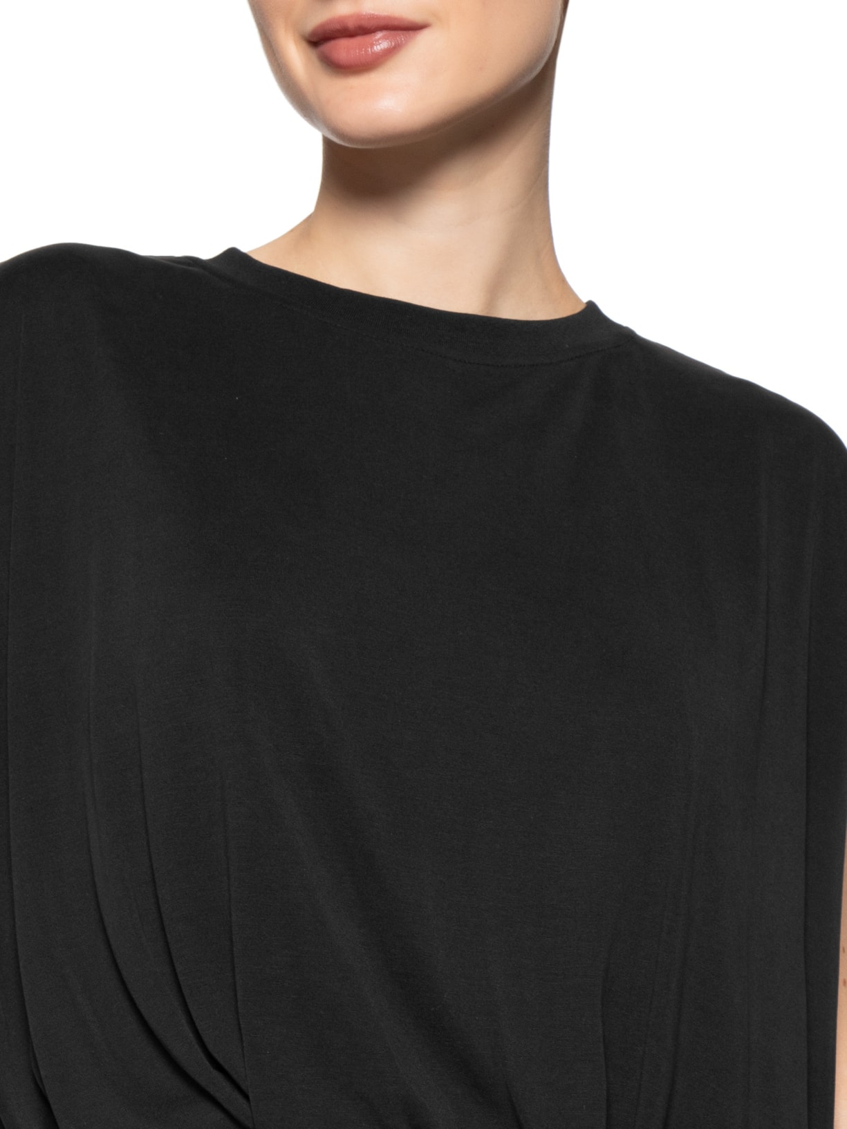 Regata Feminina Ballon Preto Animale Jeans