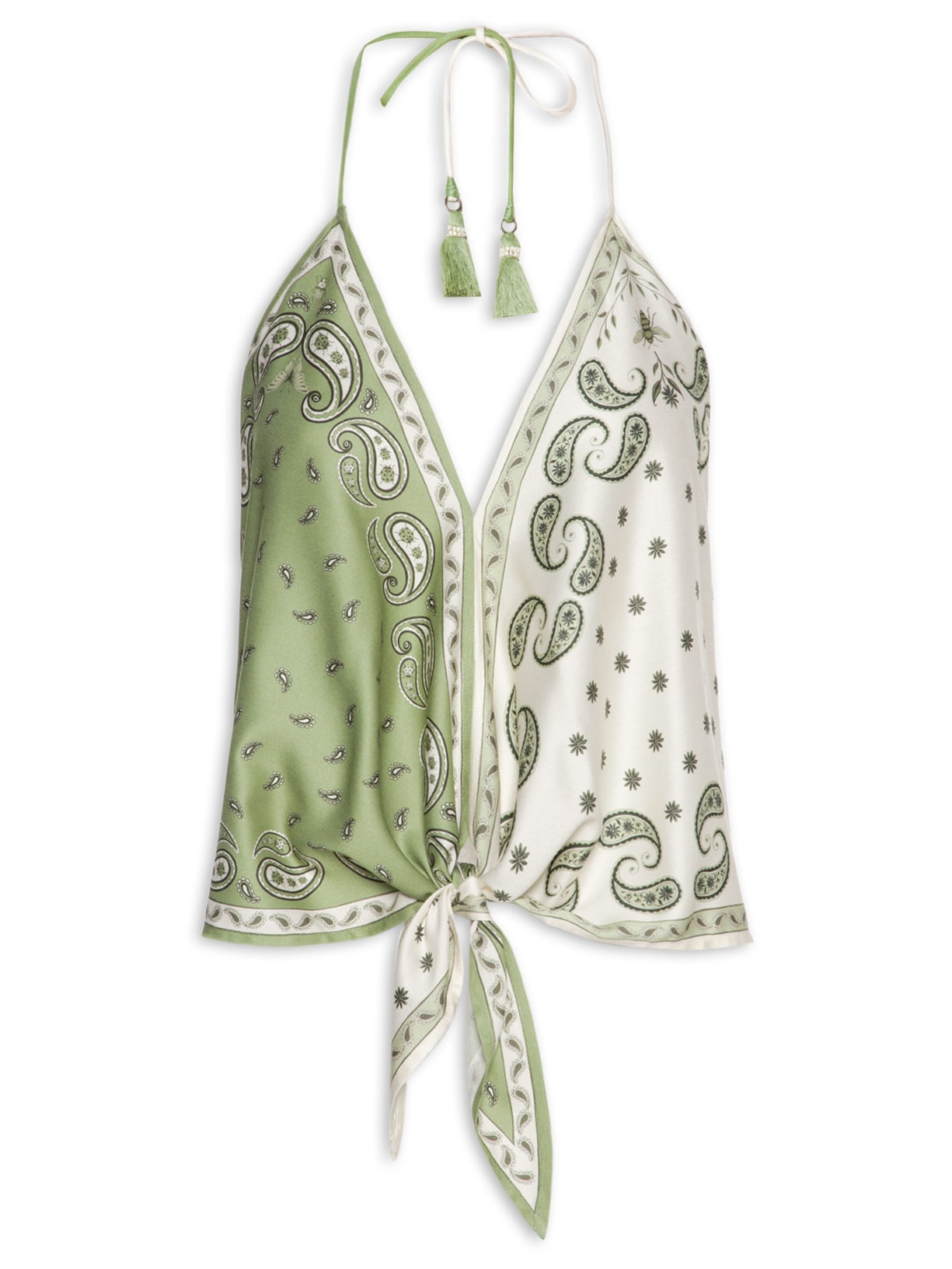 Regata Feminina Bandanas Jardim – Verde Farm