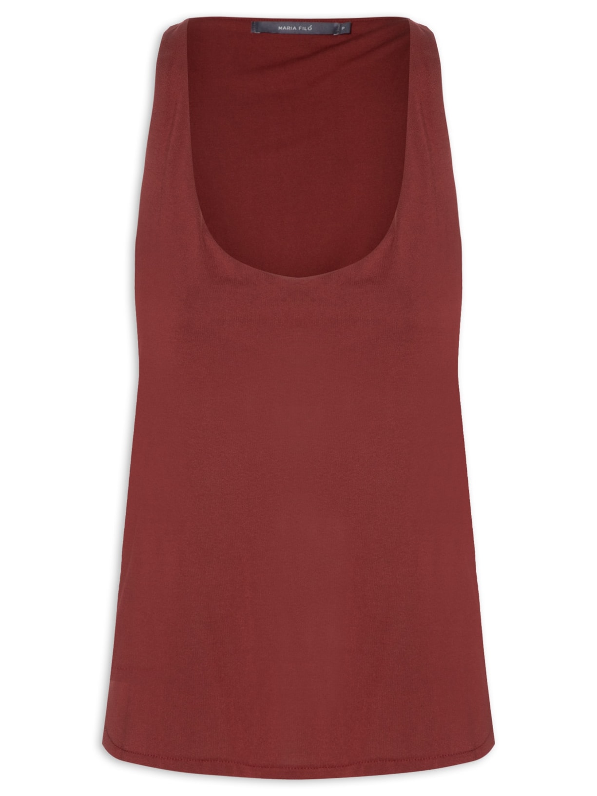 Regata Feminina Barra Fraldada - Vinho