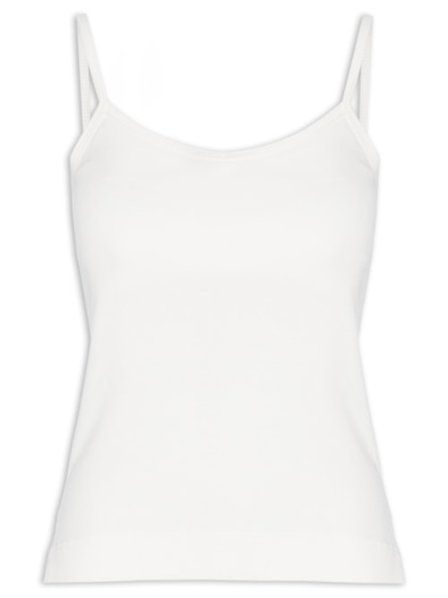 Regata Feminina Basic Alça Fina - Verde