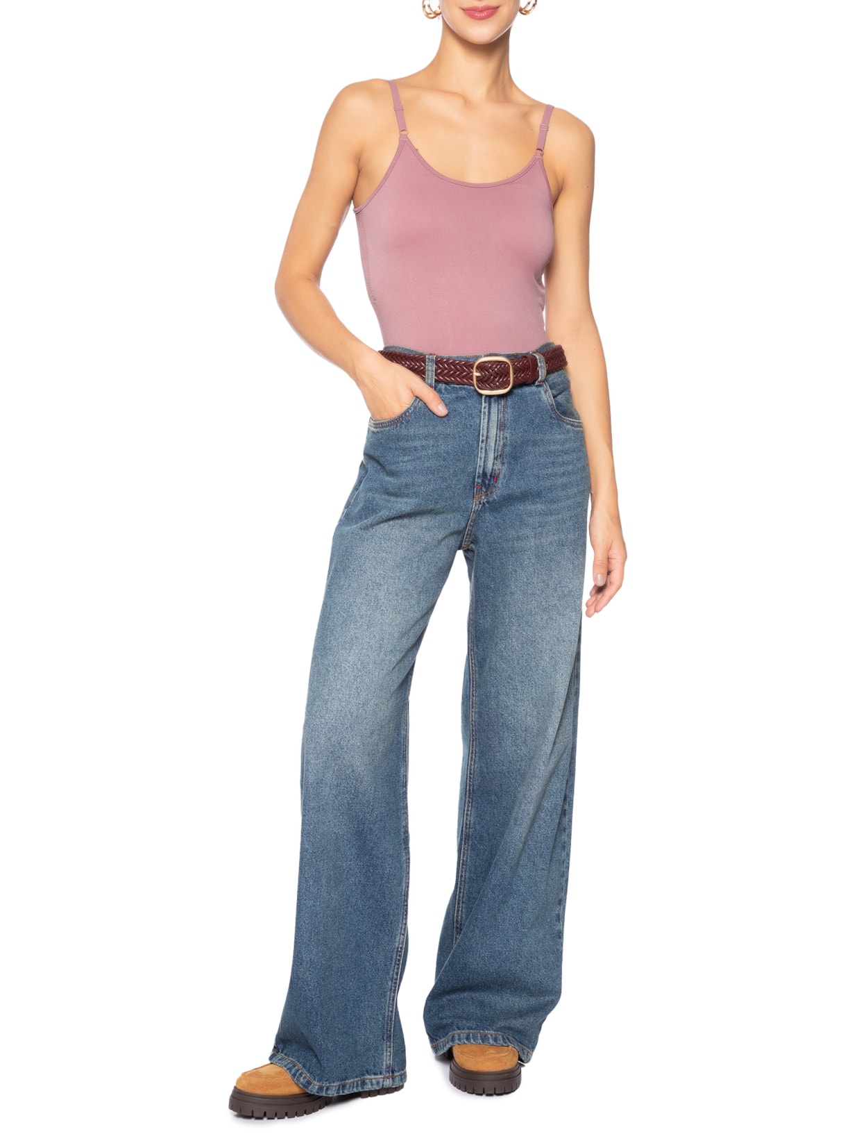 Regata Feminina Básica Alcinha Com Bojo Vermelho Basiq