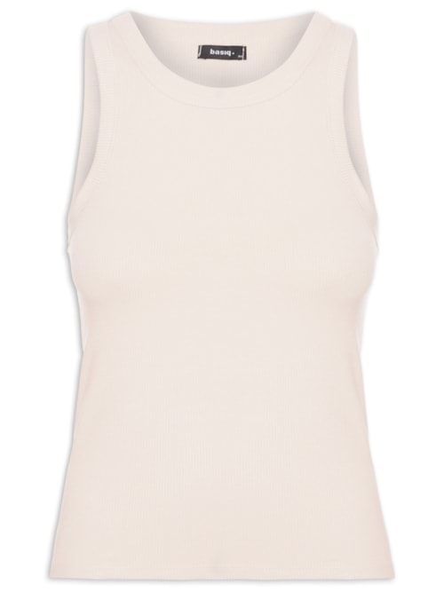 Regata Feminina Básica Canelada - Off White