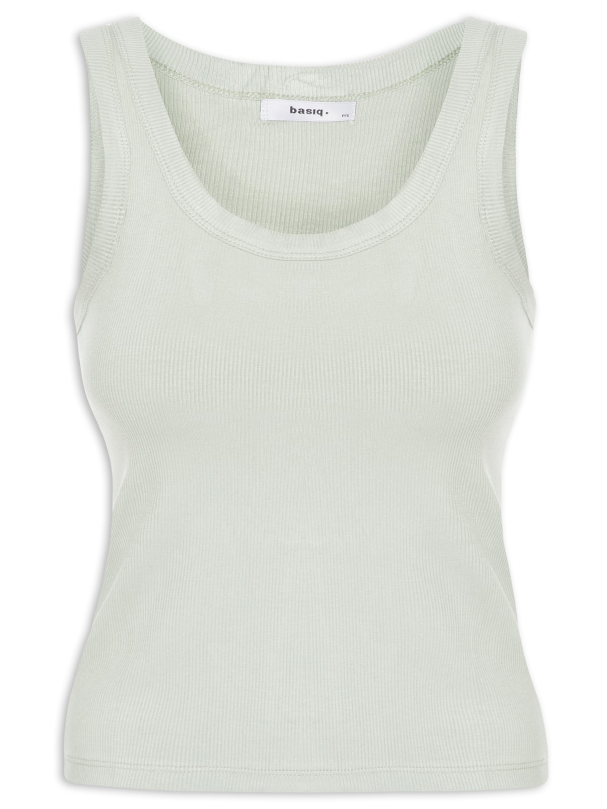 Regata Feminina Básica Canelada - Verde