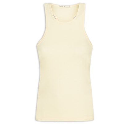 Regata Feminina Básica Canelado - Bege