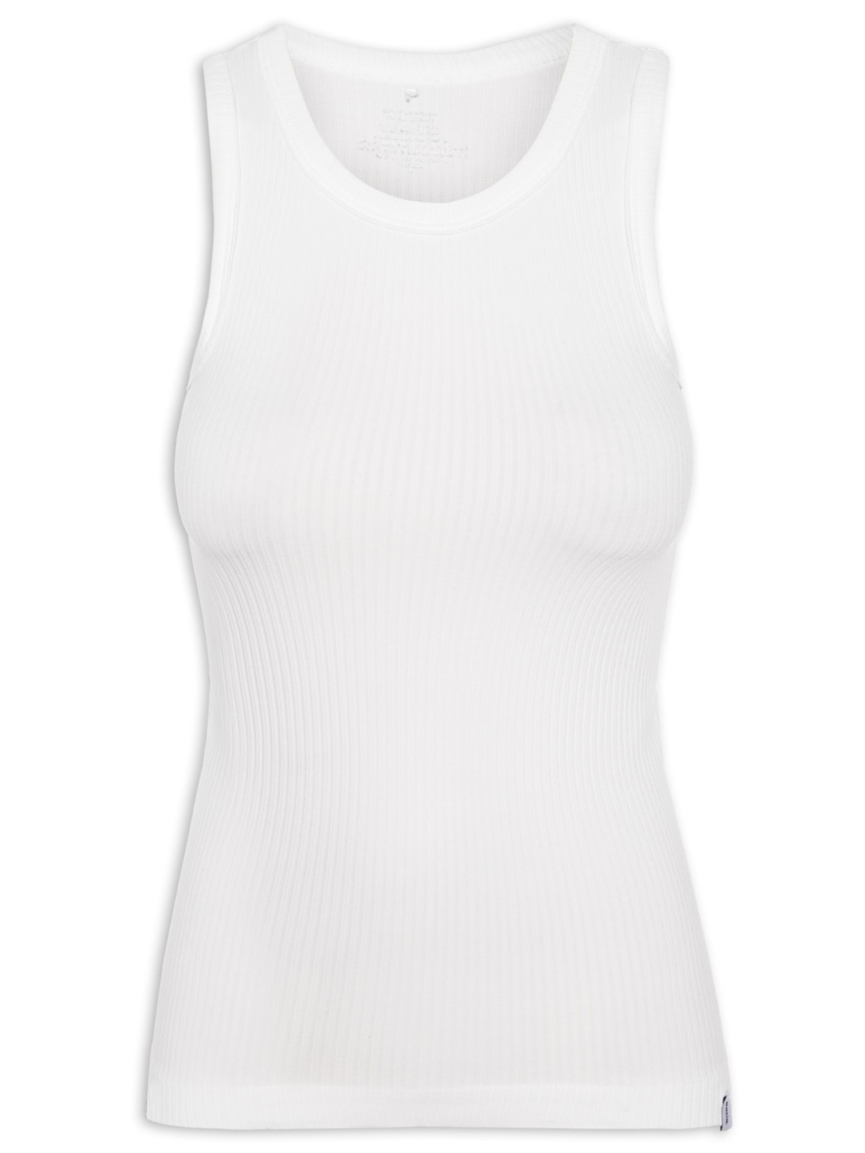 Regata Feminina Básica Poliamida - Branco