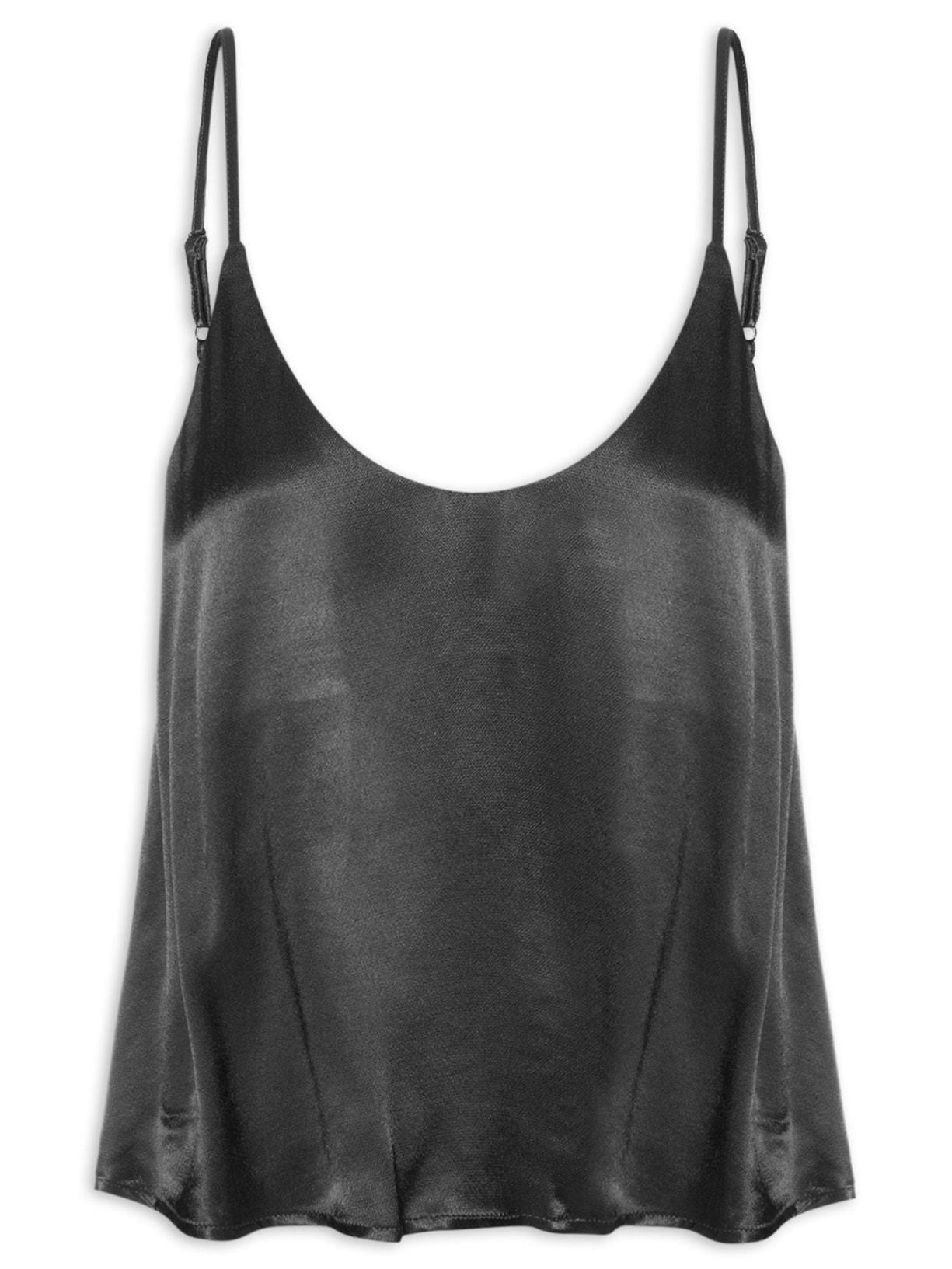 Regata Feminina Básica Preto Animale Jeans