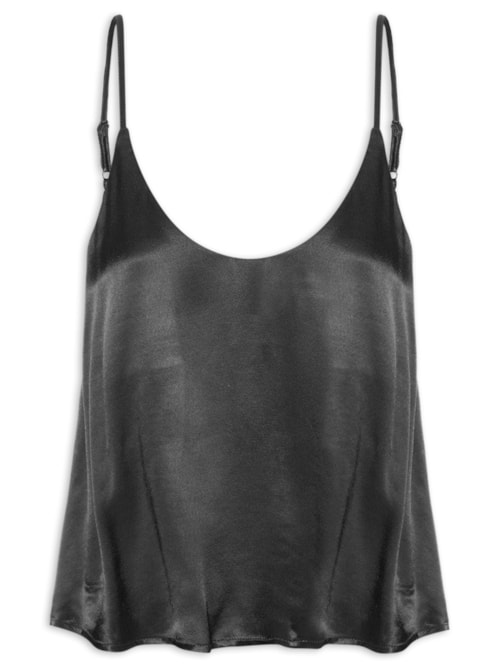 Regata Feminina Básica - Preto