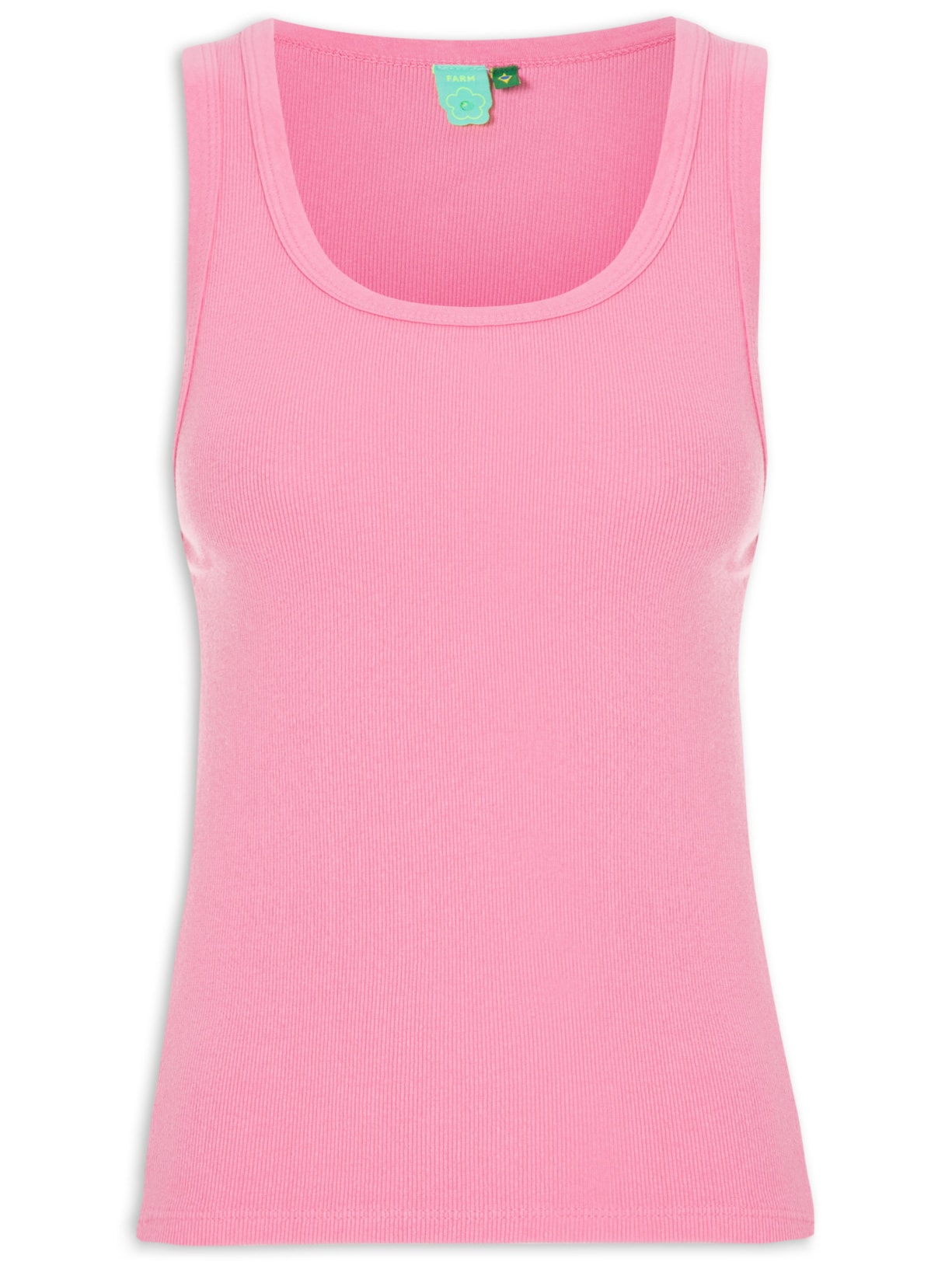 Regata Feminina Básica Rib - Rosa