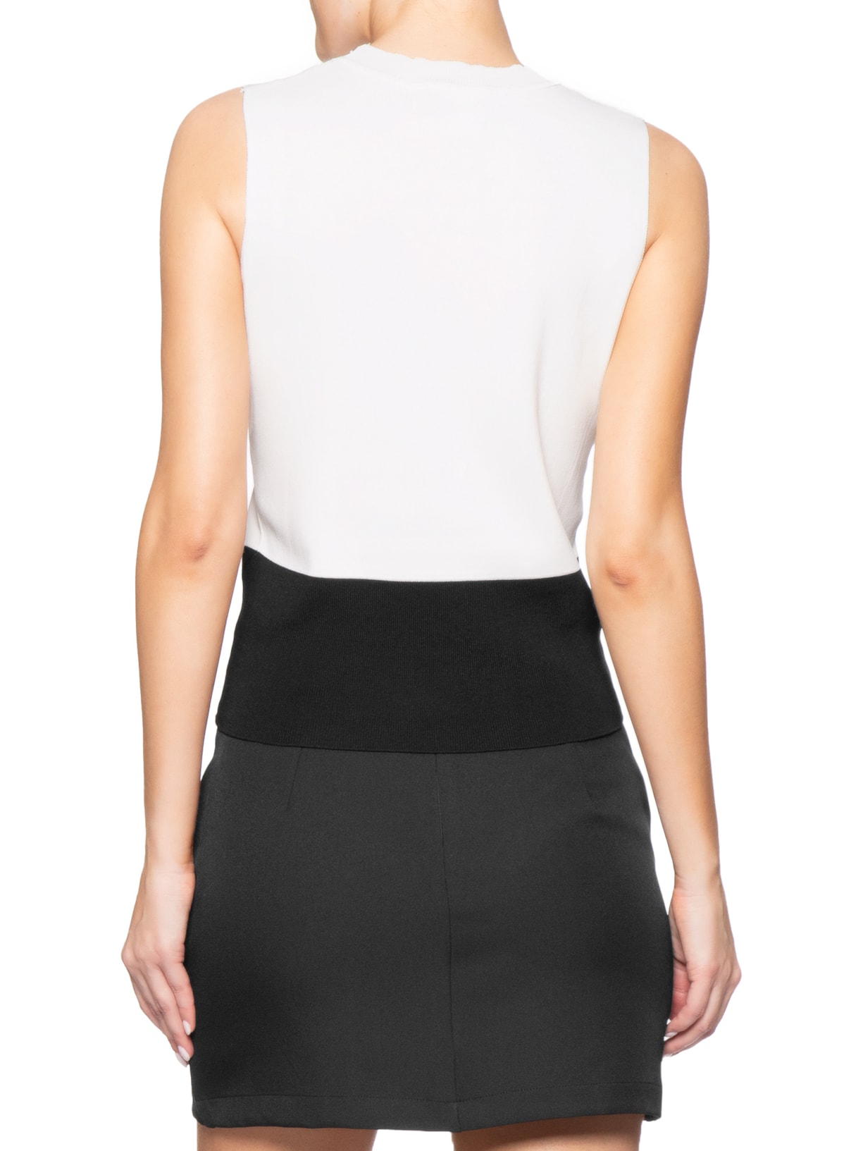 Regata Feminina Bicolor Em Tricot Off White Market 33