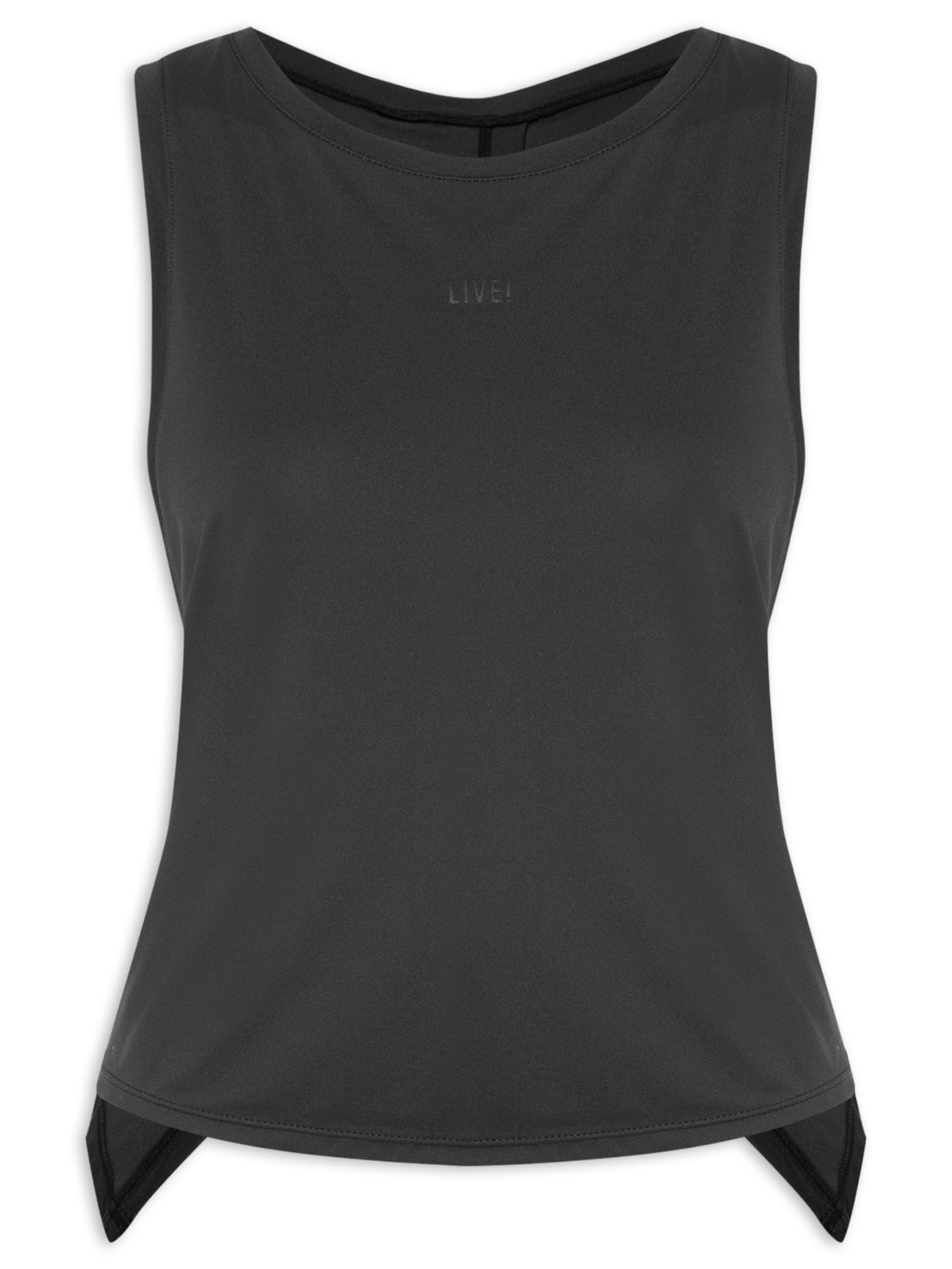 Regata Feminina Bio Stretch Preto Live!