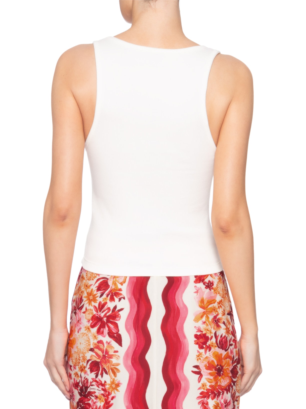 Regata Feminina Bordada Coqueiro – Branco Farm