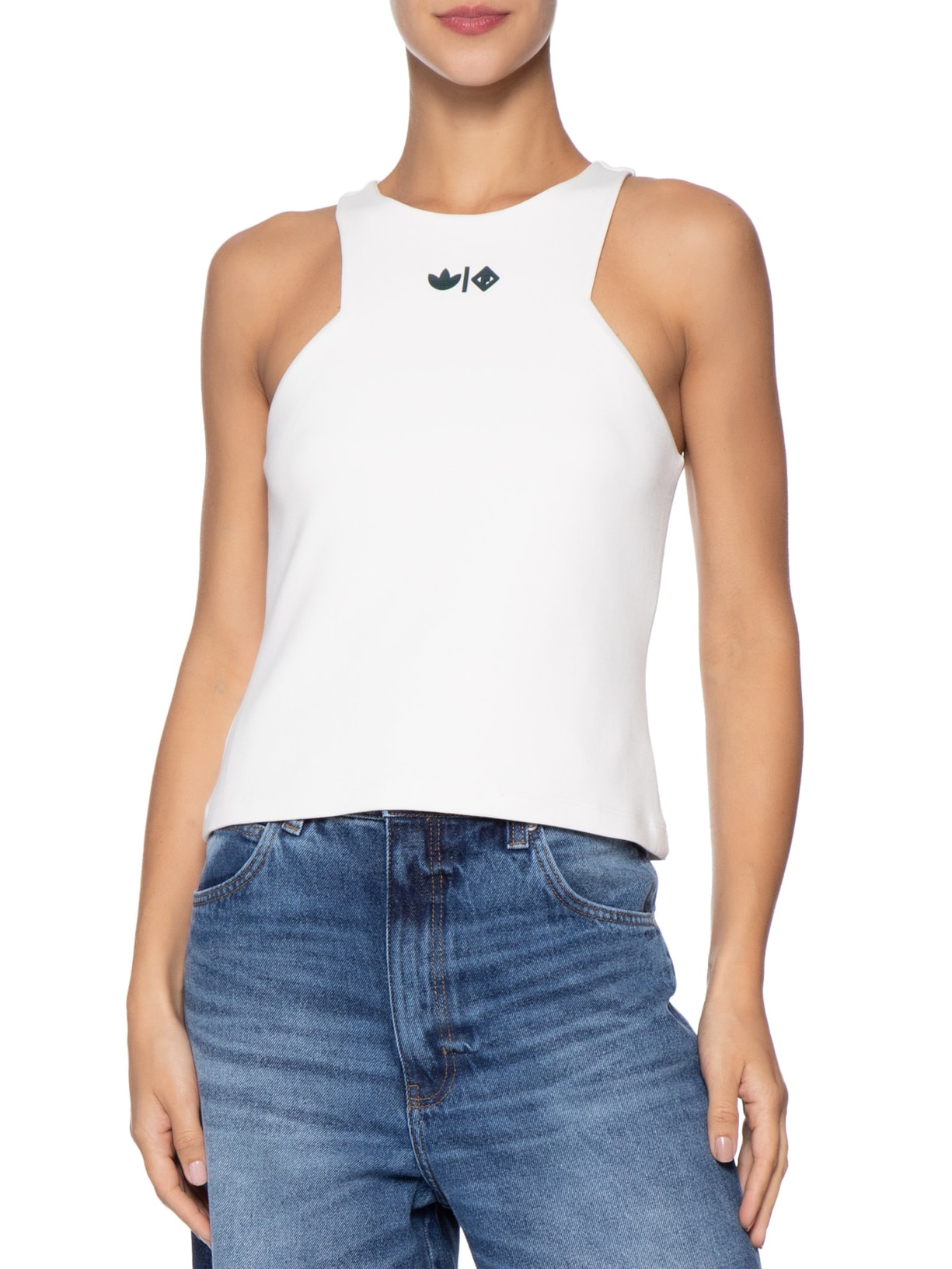 Regata Feminina Branco Forum + Adidas